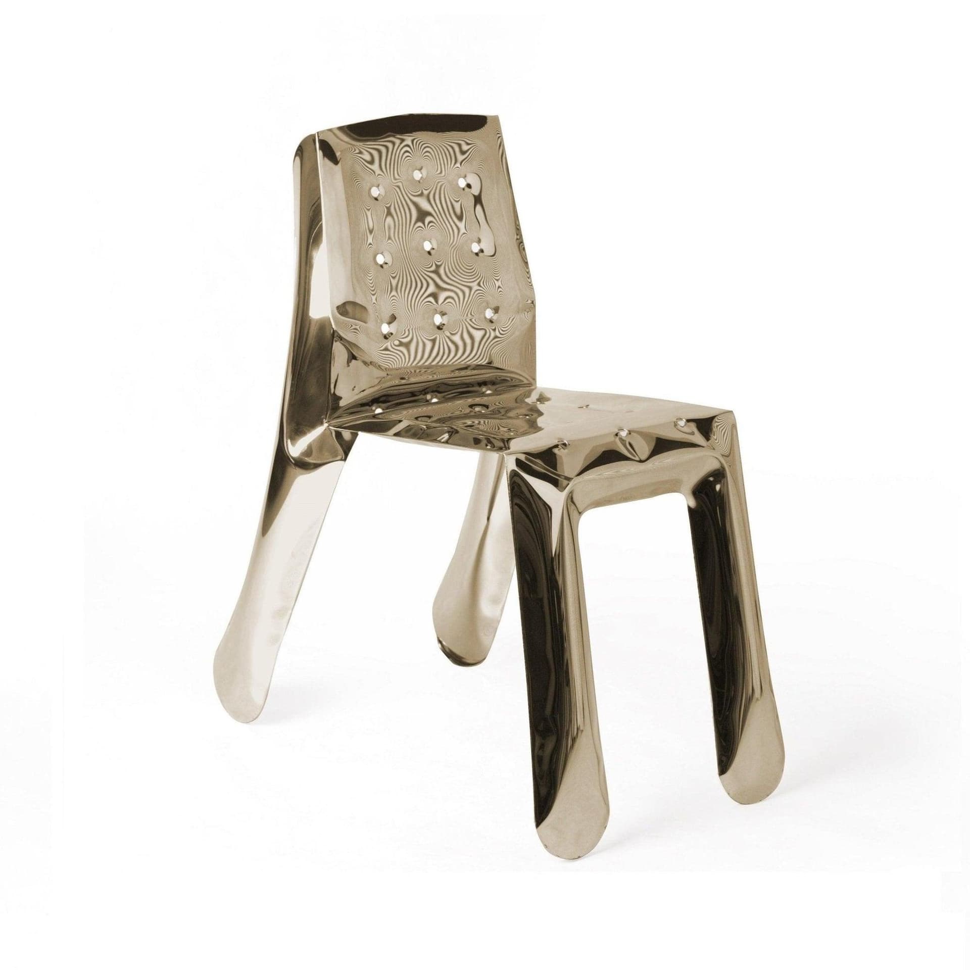 Krzesło CHIPPENSTEEL 1.0 złote, stal, Zieta Studio - 108334