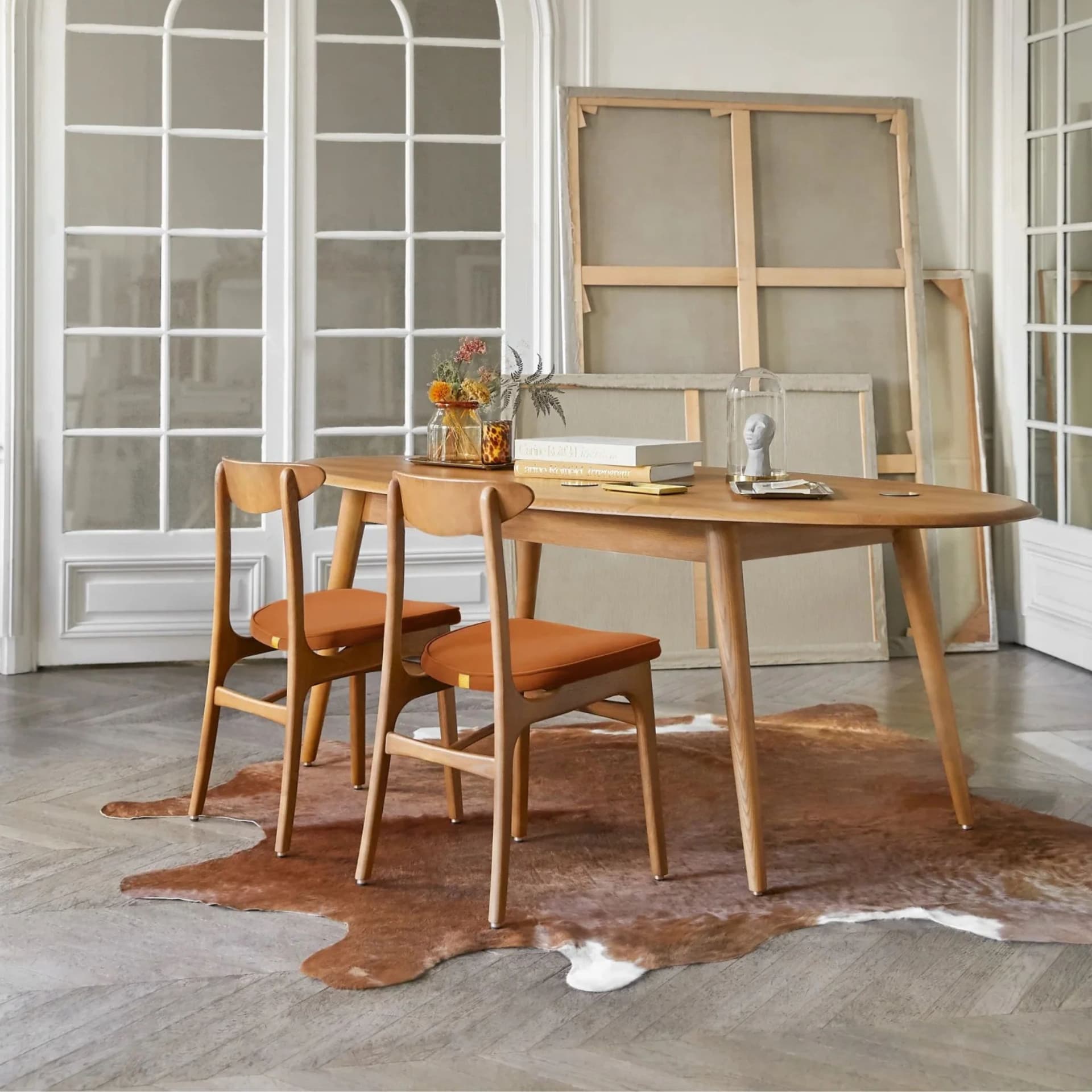 Stół Fox elipsa, drewno jesionowe, 366 Concept - 108299