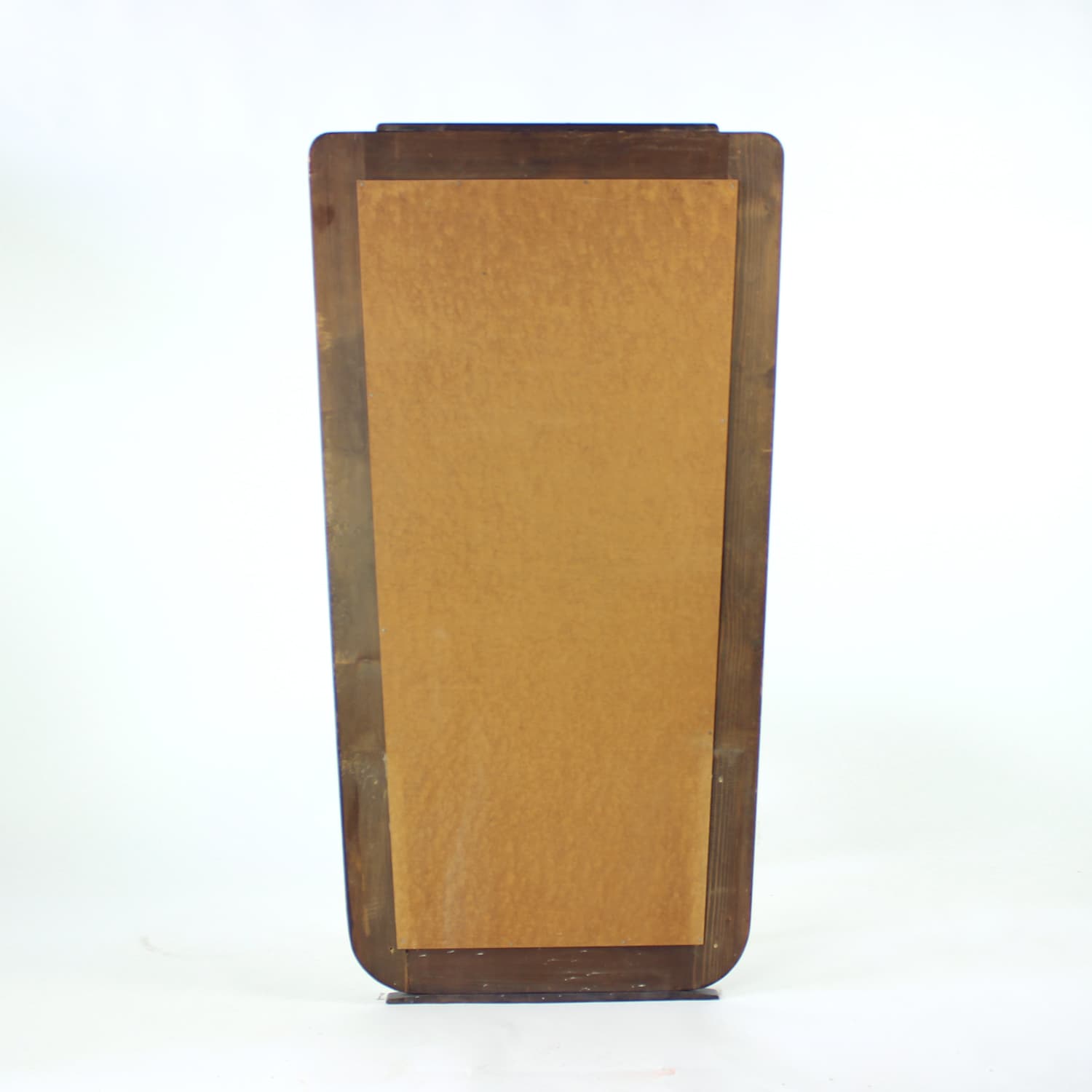 Lustro ścienne asymetryczne, srebrny, szkło, Czechosłowacja, lata 50. - 108306