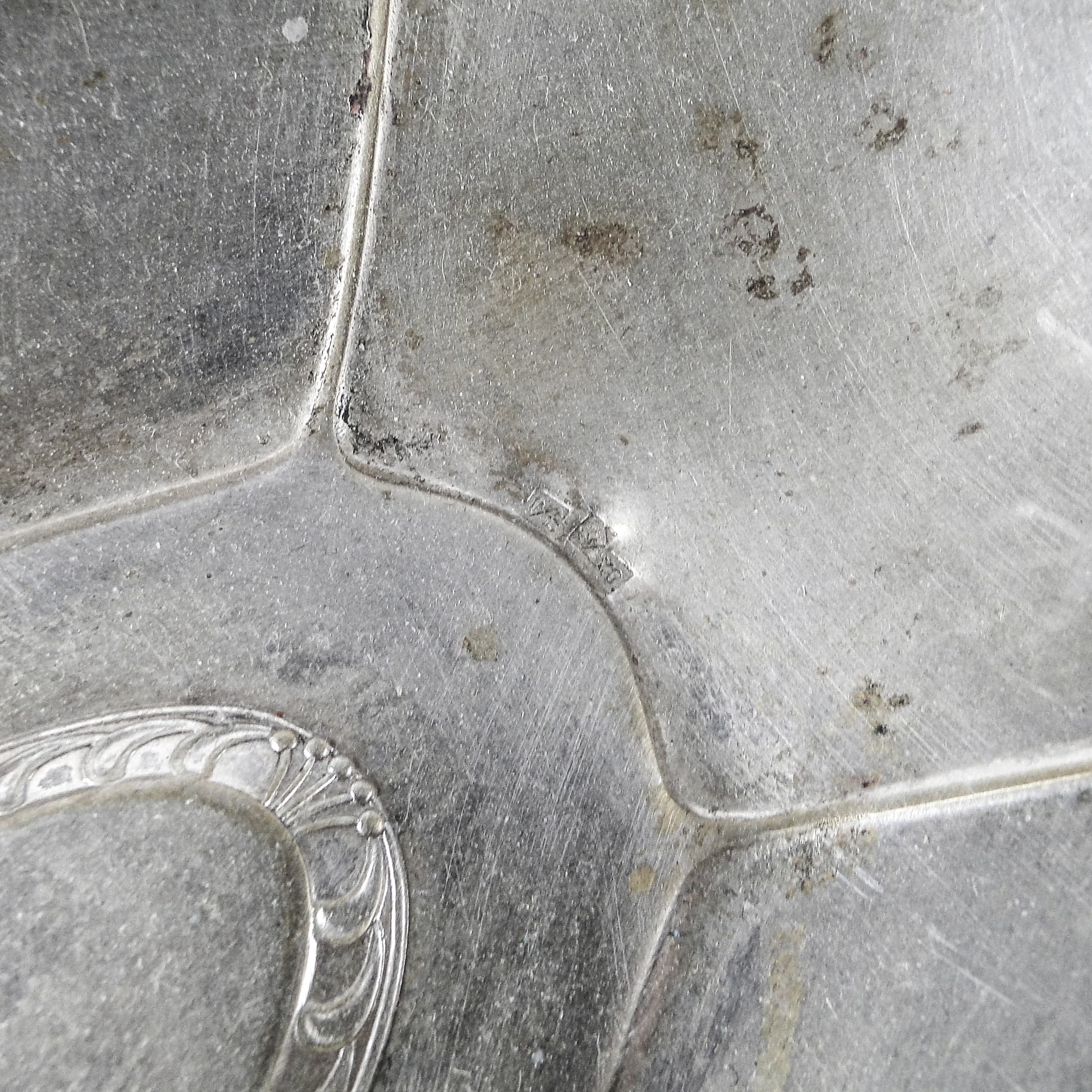 Art Nouveau platter, silver-plated brass, WMF, Germany, early 20th c. - 108774