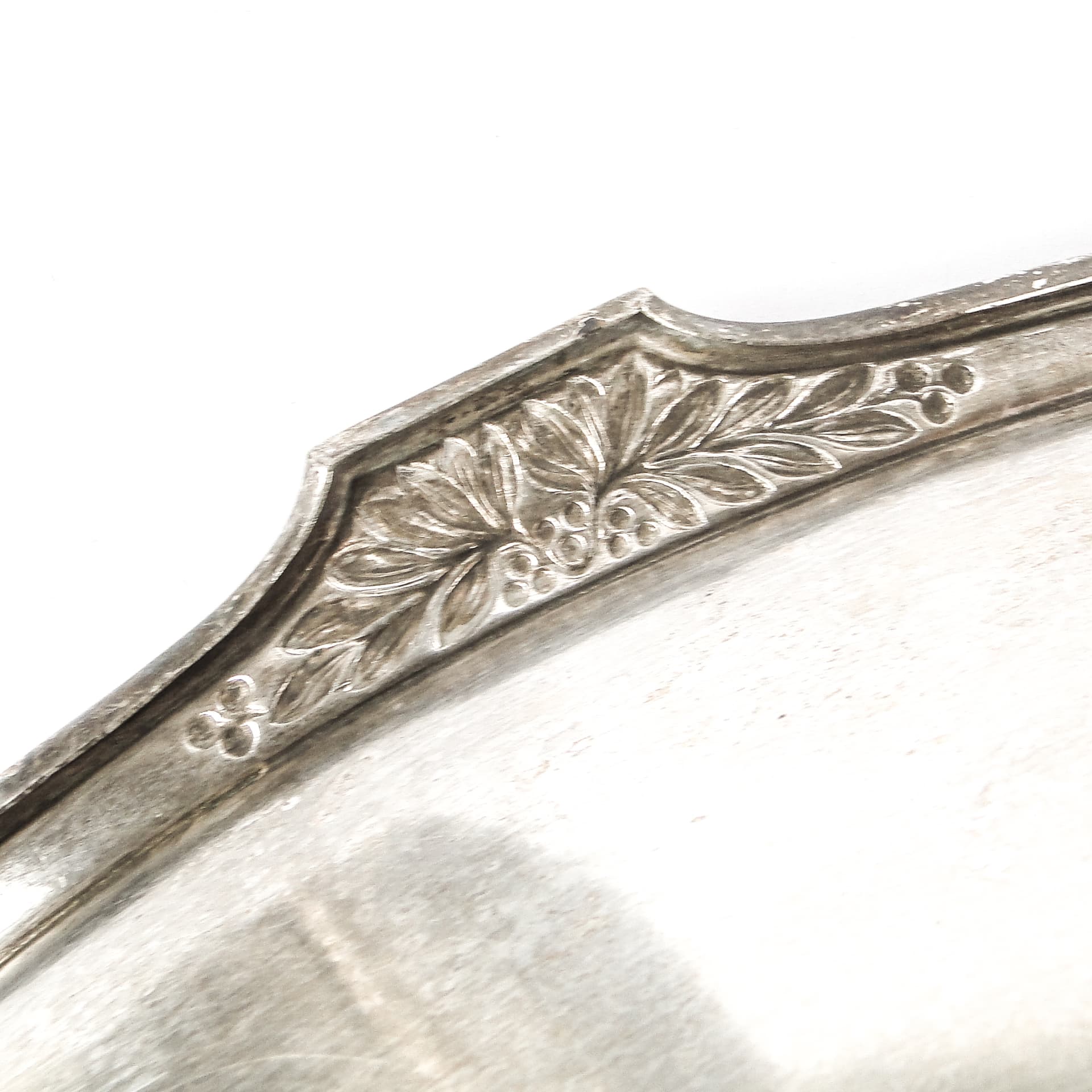Art Nouveau platter, silver-plated brass, WMF, Germany, early 20th c. - 108765