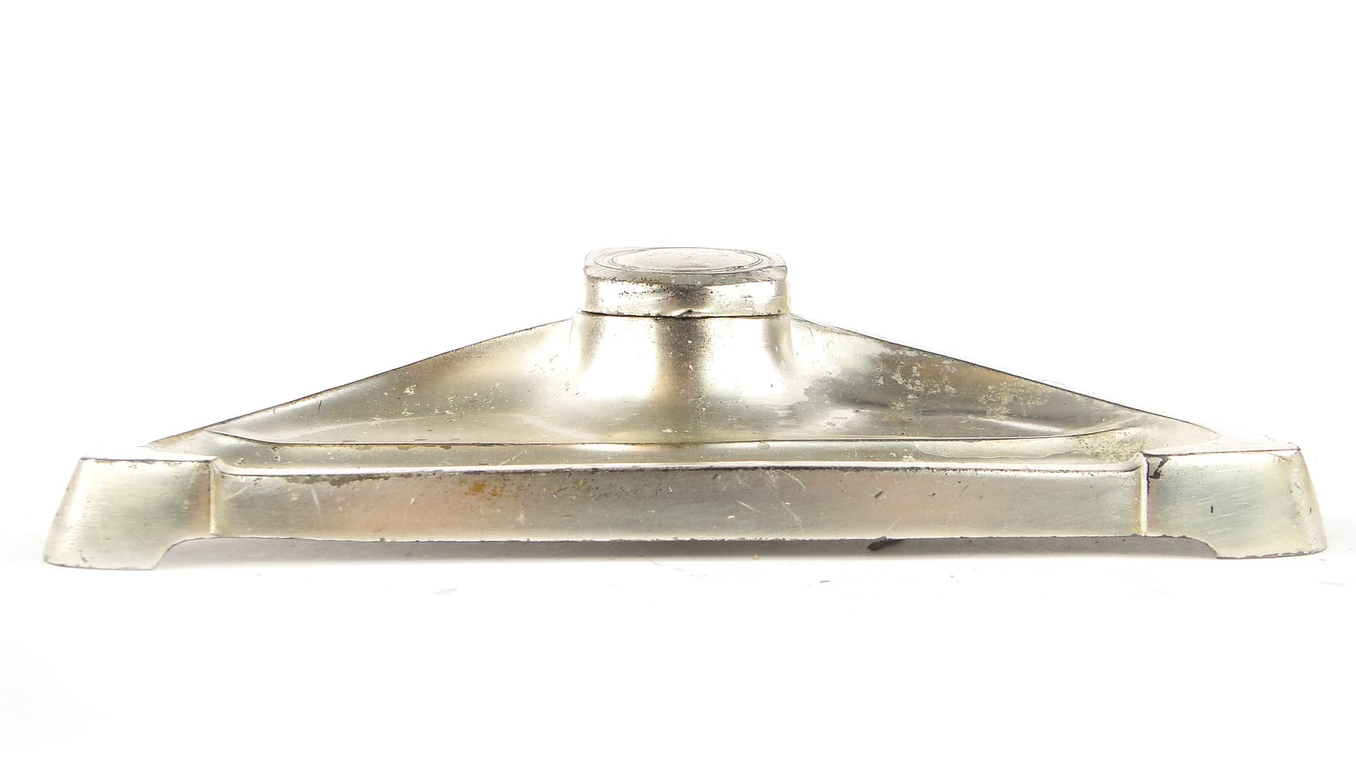 Art Nouveau inkwell, silver-plated pewter, Germany, early 20th c. - 108789