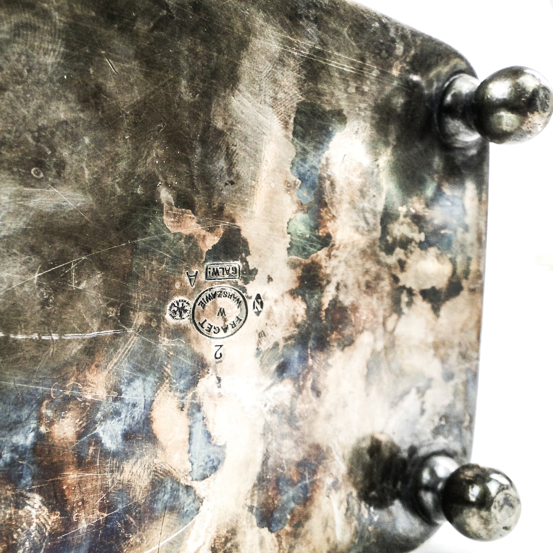 Cukiernica, neoklasycyzm, mosiądz srebrzony, Fraget, Polska, XIX w. - 108984