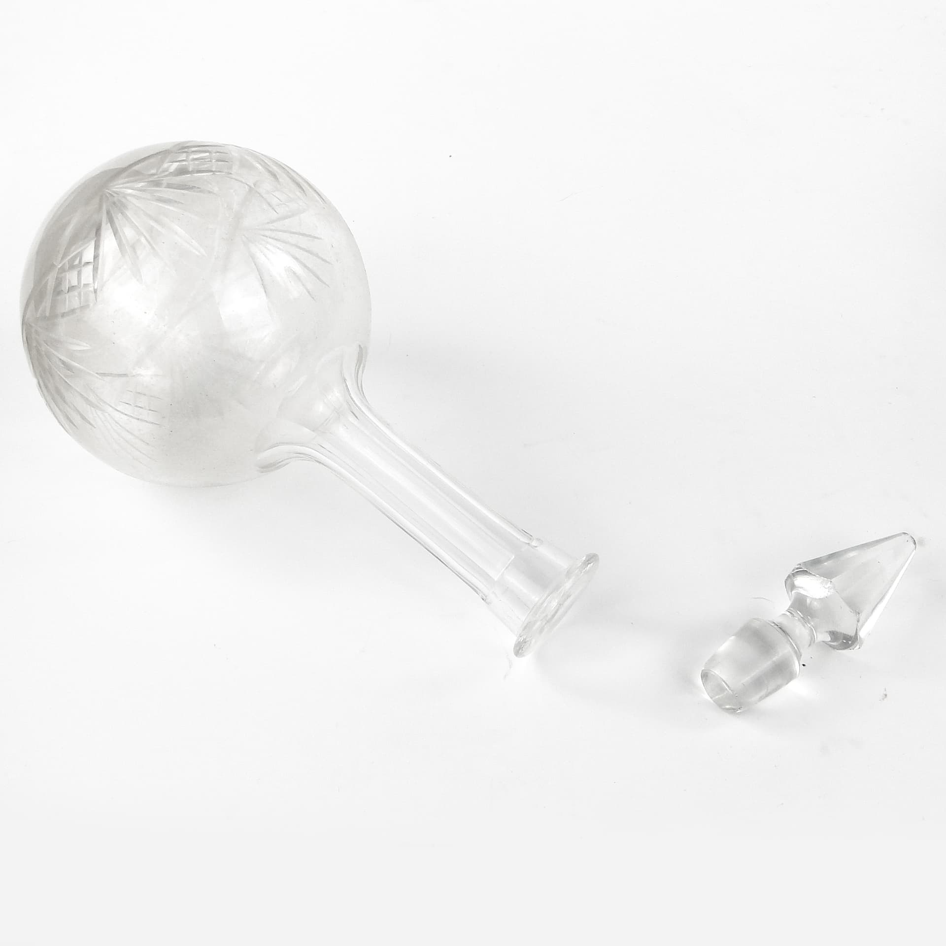 Karafka Art Deco, kryształ, Szwecja, lata 50. - 108999