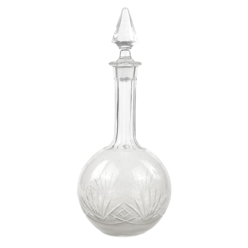 Karafka Art Deco, kryształ, Szwecja, lata 50.