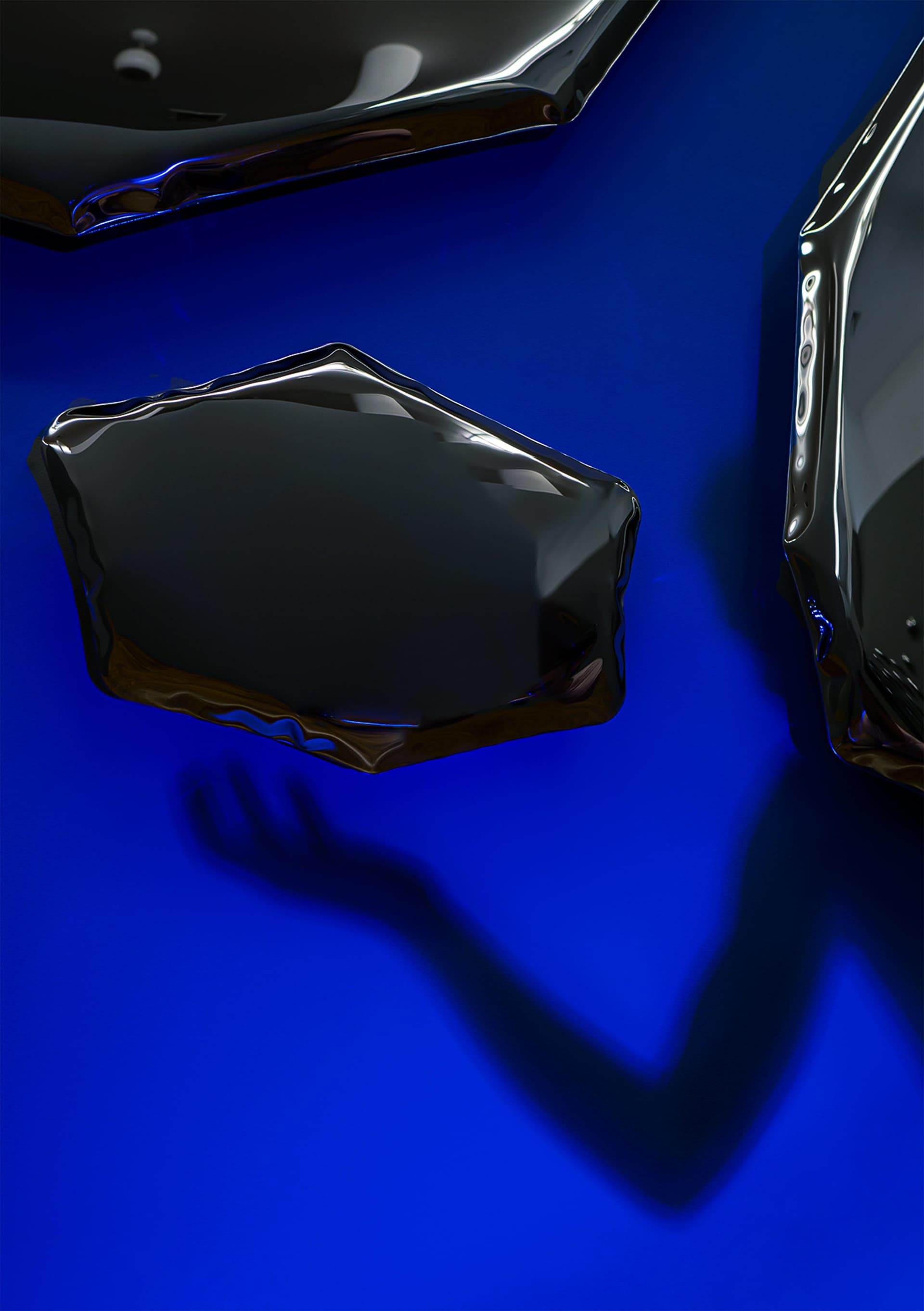 Lustro ścienne TAFLA C srebrne C4, Zieta Studio - 120348