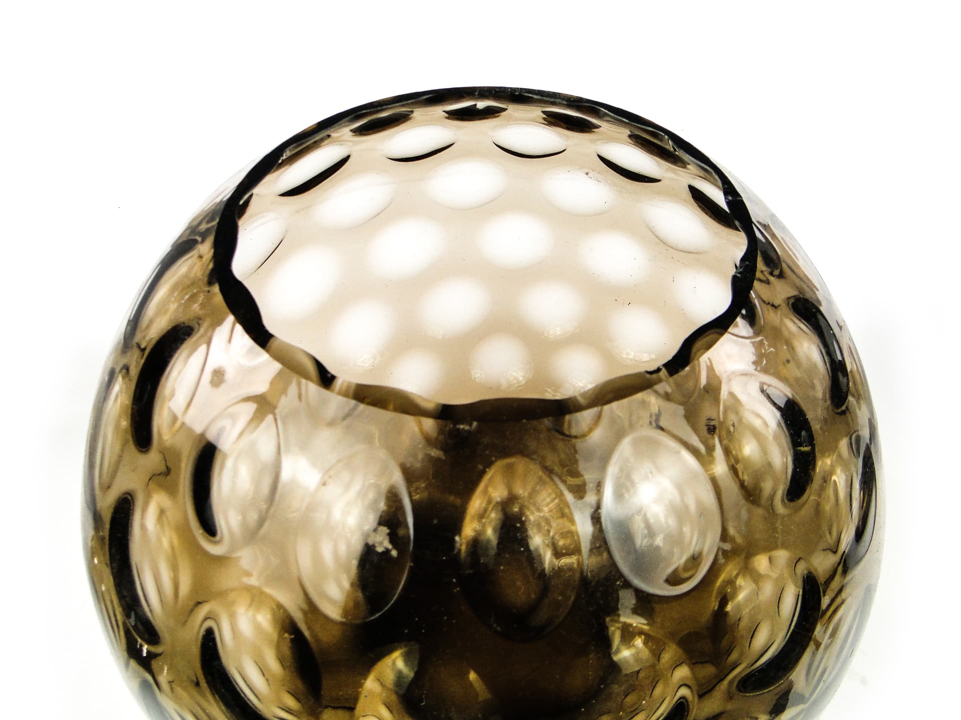 Mid-century modern vase, glass, Czechoslovakia, 1950s. - 109045