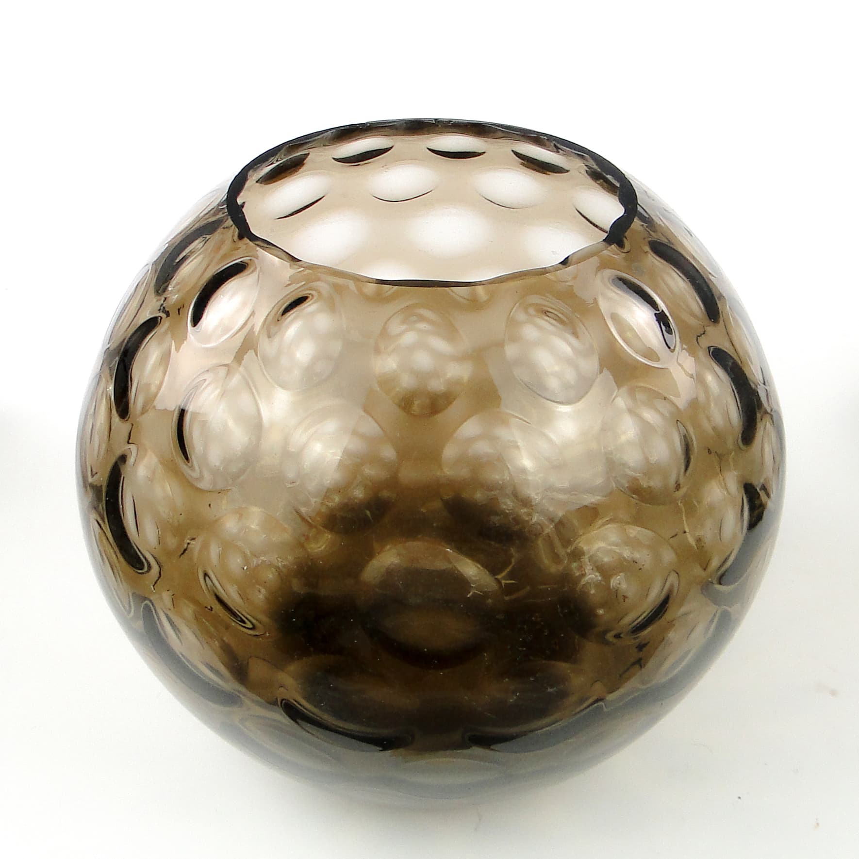 Mid-century modern vase, glass, Czechoslovakia, 1950s. - 109044