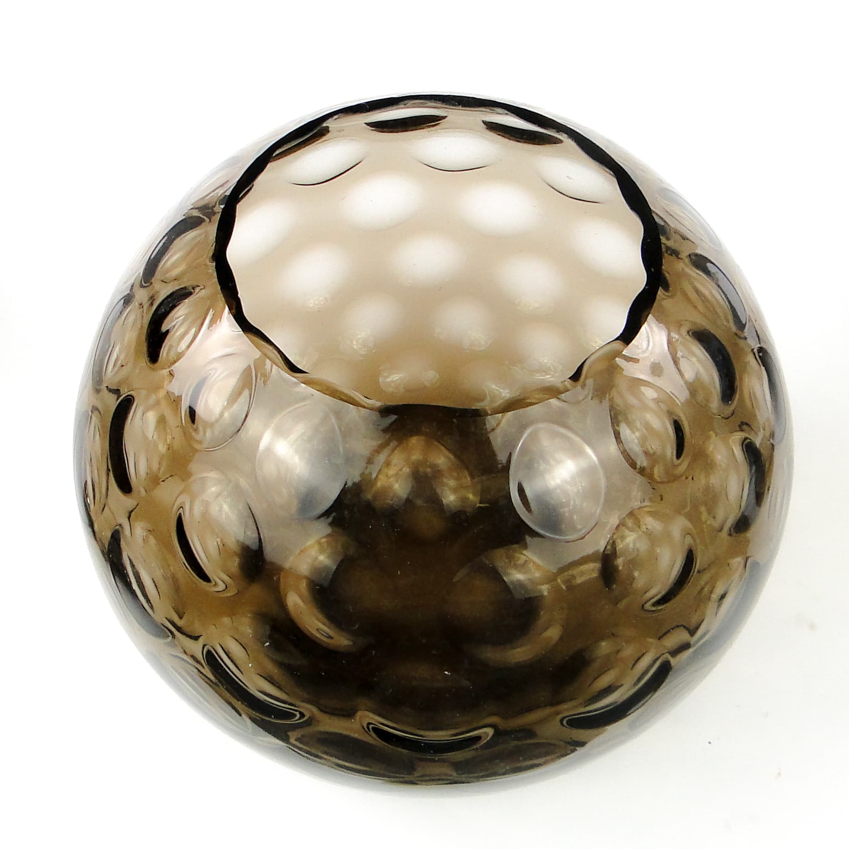 Mid-century modern vase, glass, Czechoslovakia, 1950s. - 109046