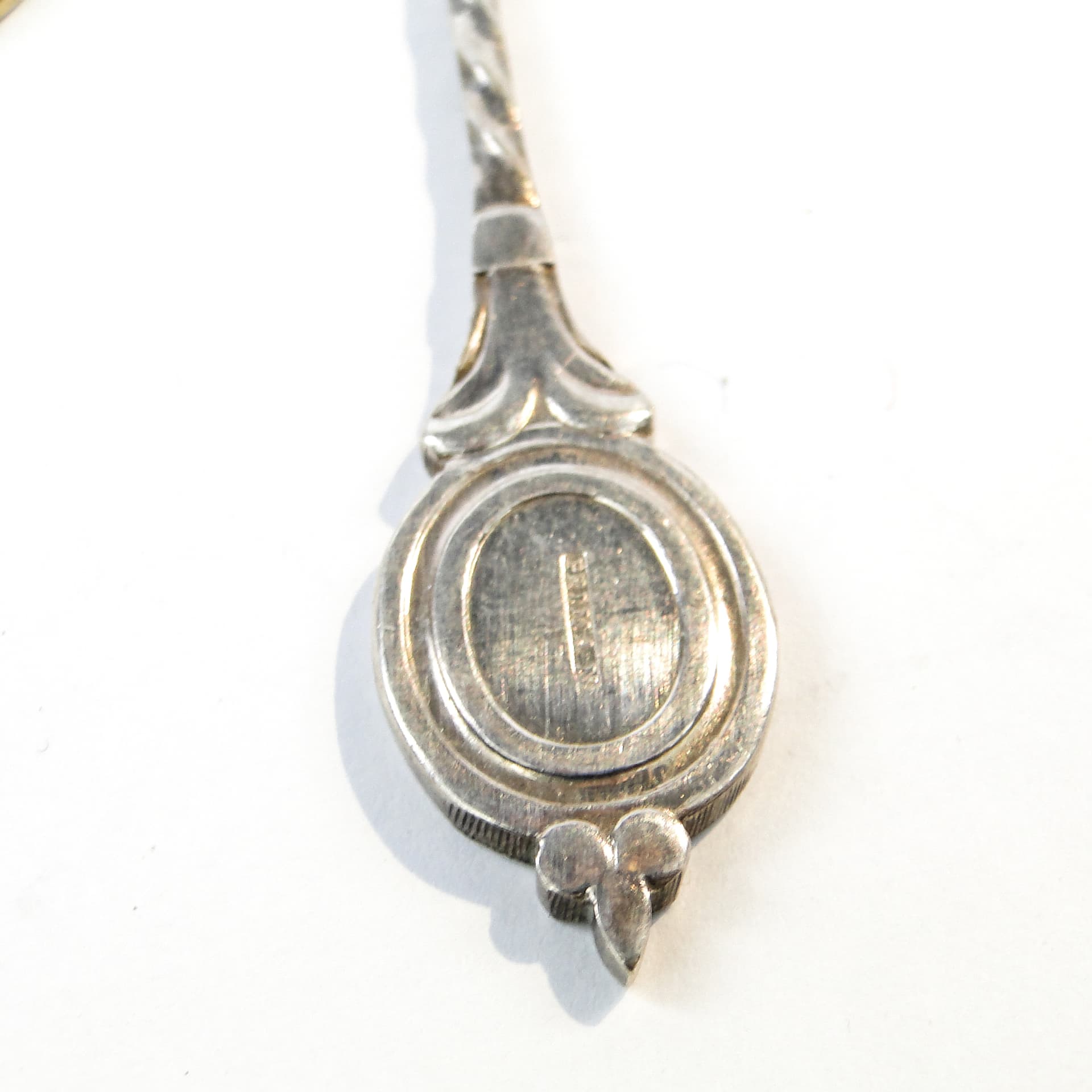 Komplet łyżek do koktajli neoklasycyzm, mosiądz srebrzony, G.A.B., Szwecja, lata 30. - 109144