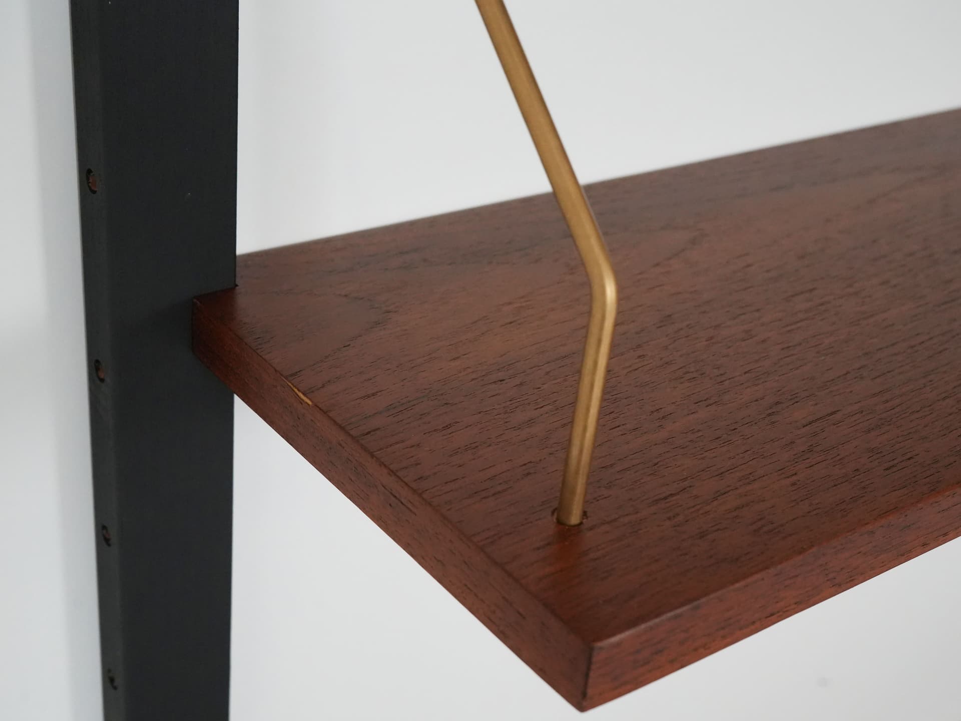 Regał systemowy, brąz jasny, teak, Dania, lata 60. - 109224