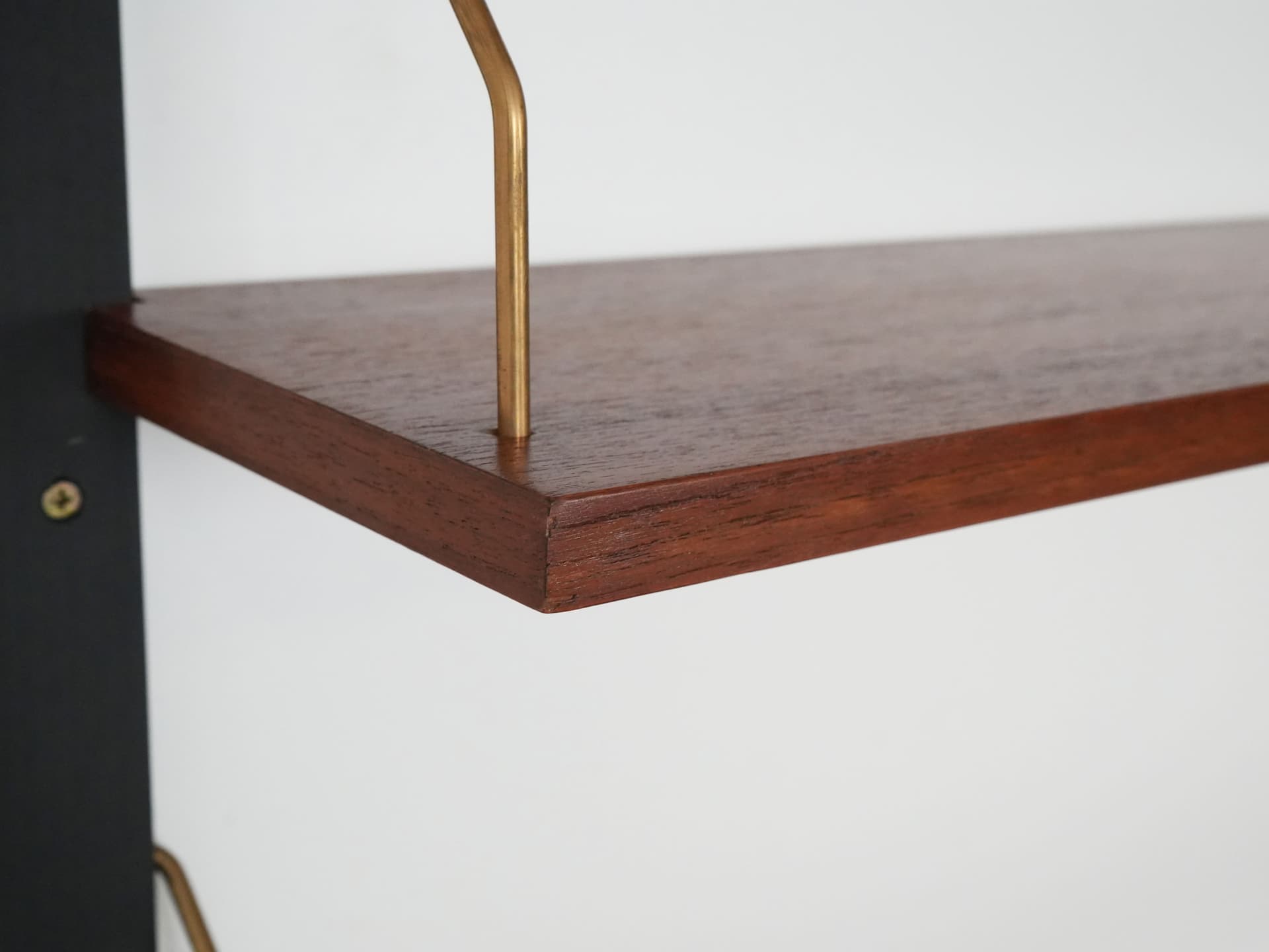 Regał systemowy, brąz jasny, teak, Dania, lata 60. - 109225