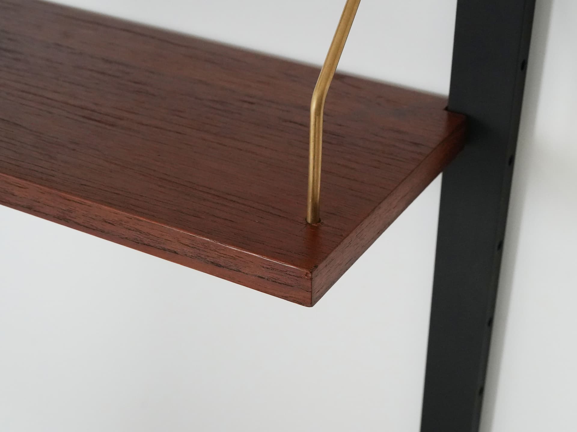 Regał systemowy, brąz jasny, teak, Dania, lata 60. - 109226