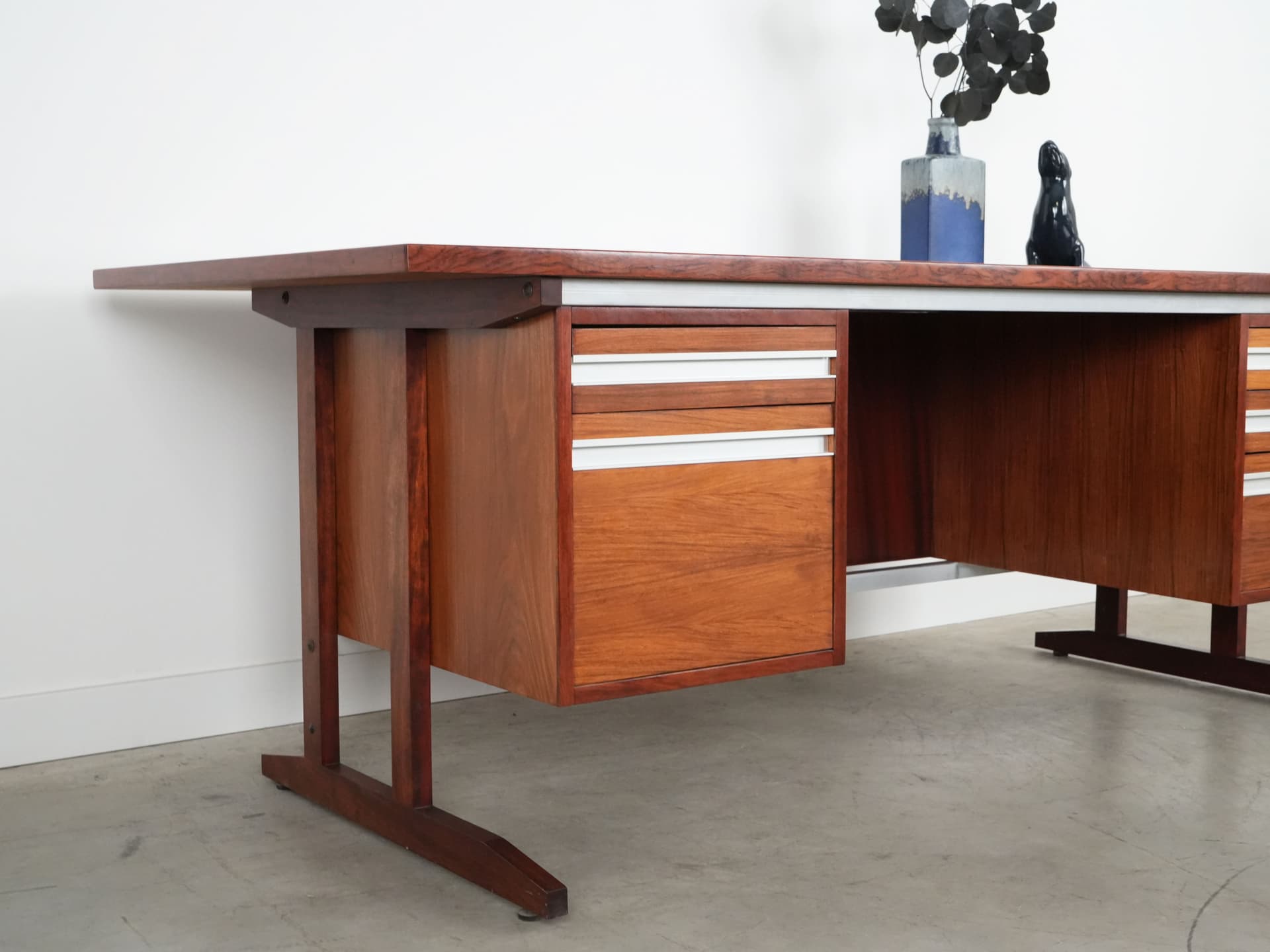 Biurko, palisander brązowy, Dania, lata 70. - 109234