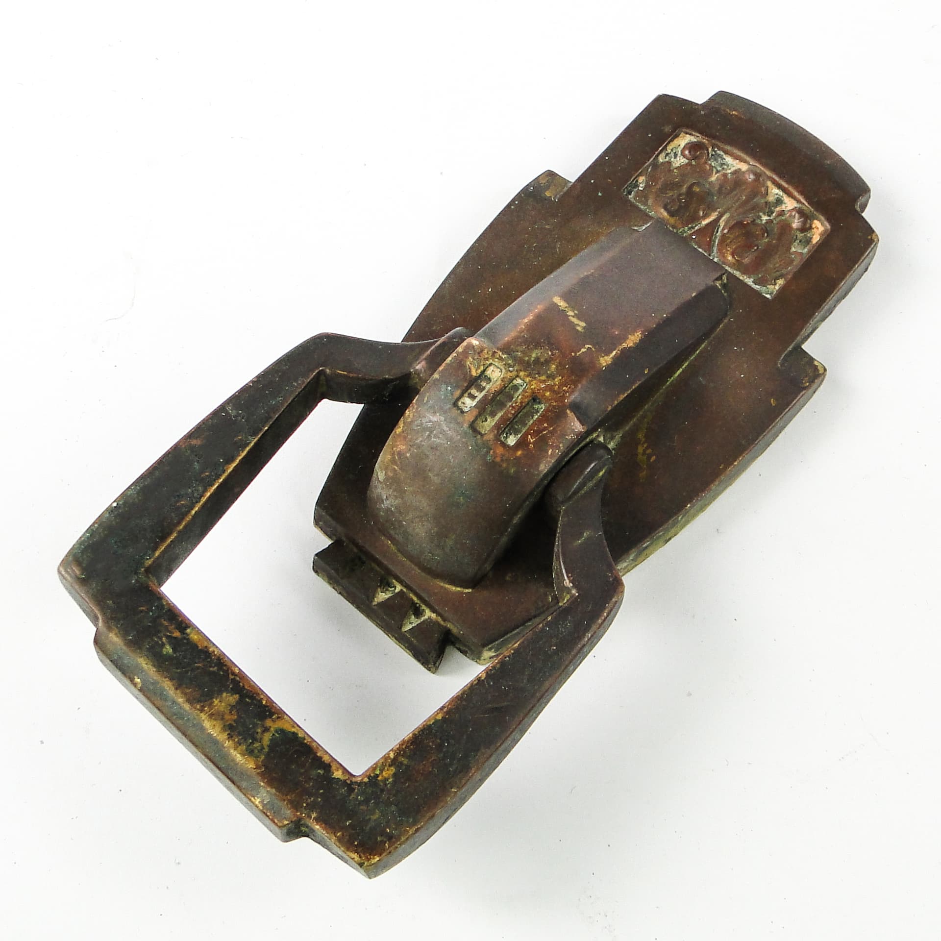 Kołatka do drzwi Art Nouveau, mosiądz, Niemcy, początek XX w. - 109247