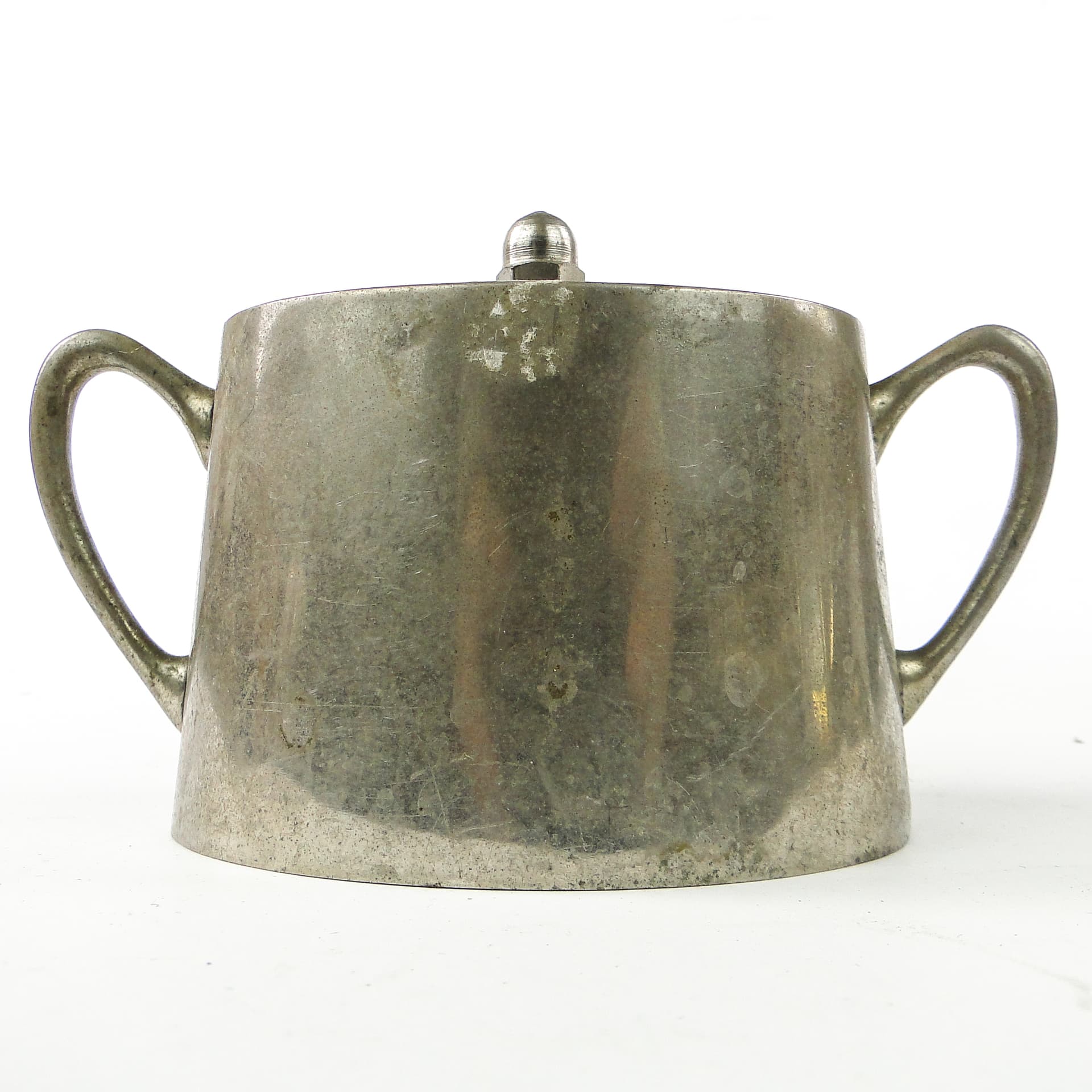 Cukiernica, Art Nouveau, mosiądz niklowany, proj. I. Taschner, Niemcy, początek XX w. - 109278