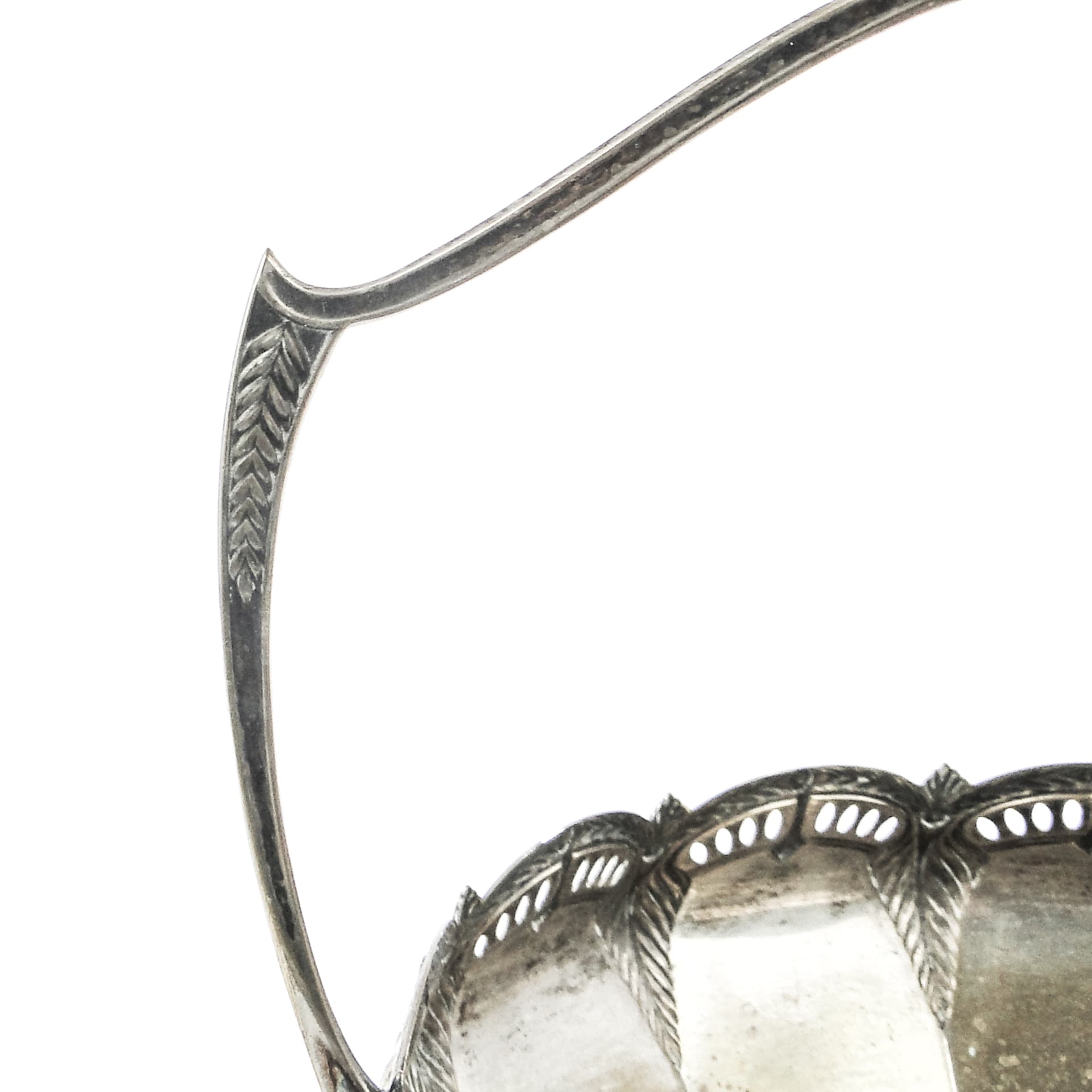 Art Nouveau basket, silver-plated brass, WMF, Germany, early 20th c. - 109301