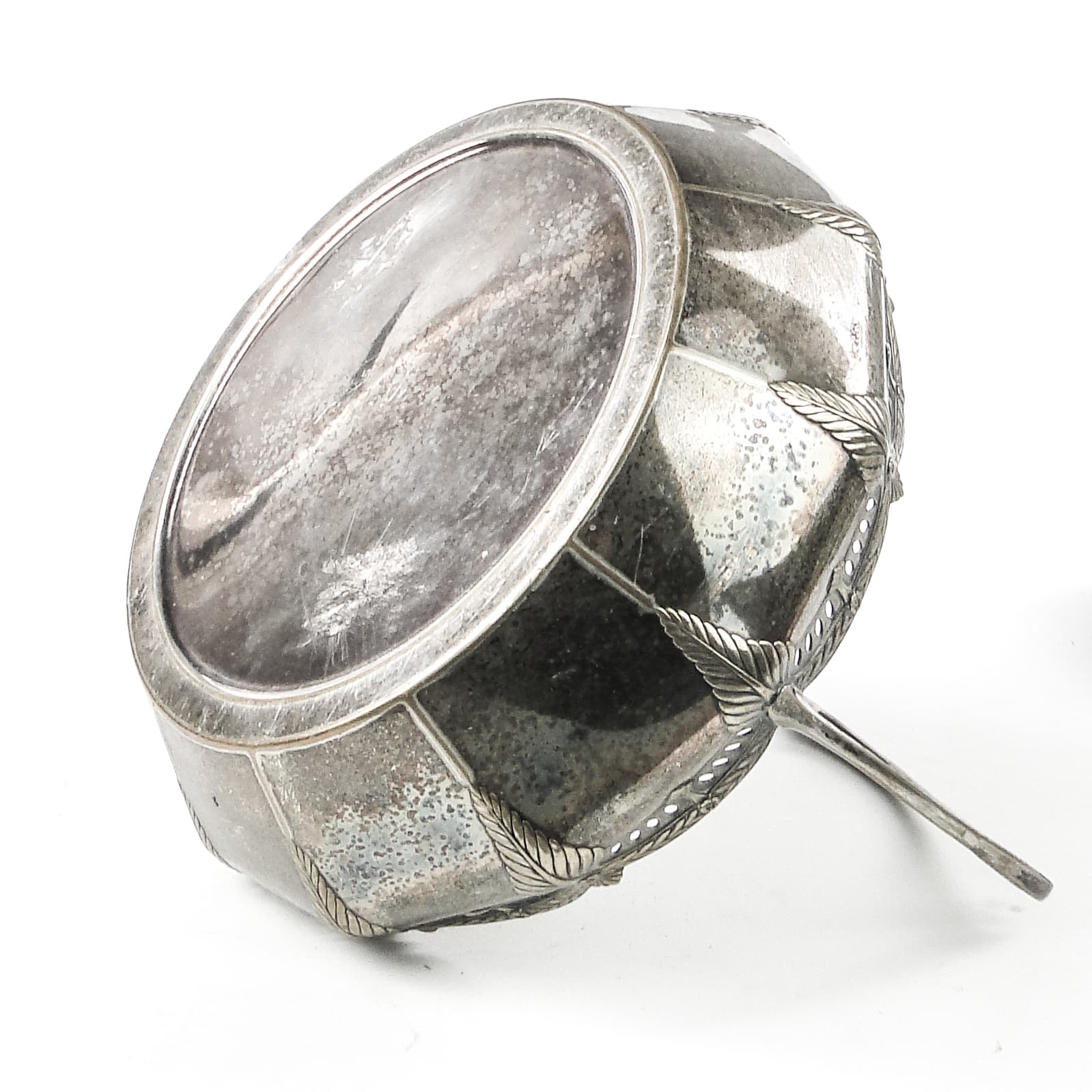 Art Nouveau basket, silver-plated brass, WMF, Germany, early 20th c. - 109303