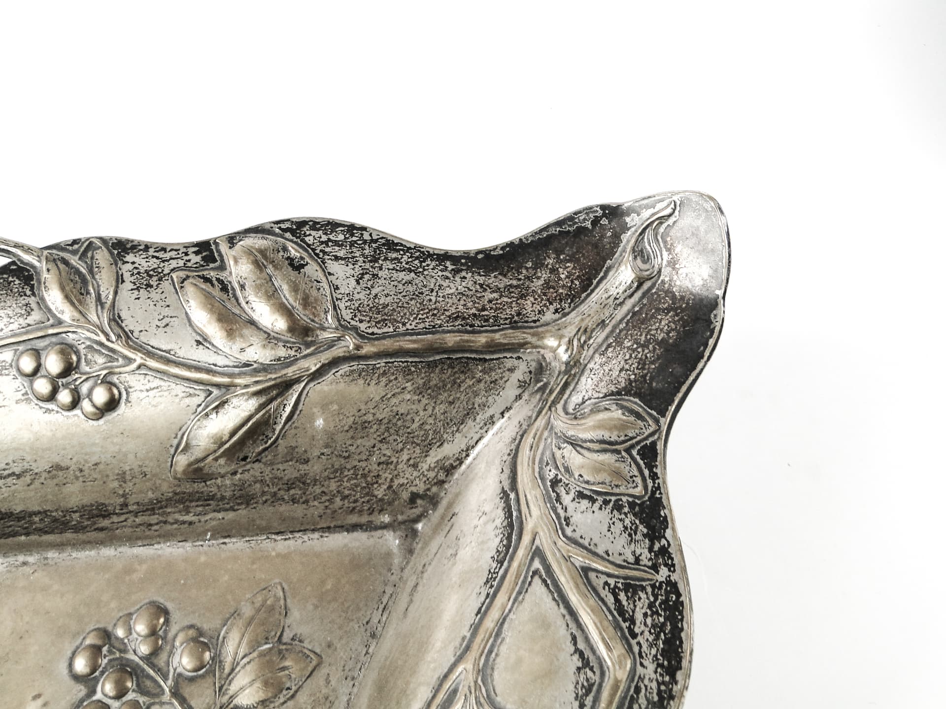 Art Nouveau basket, silver-plated brass, WMF, Germany, early 20th c. - 109317