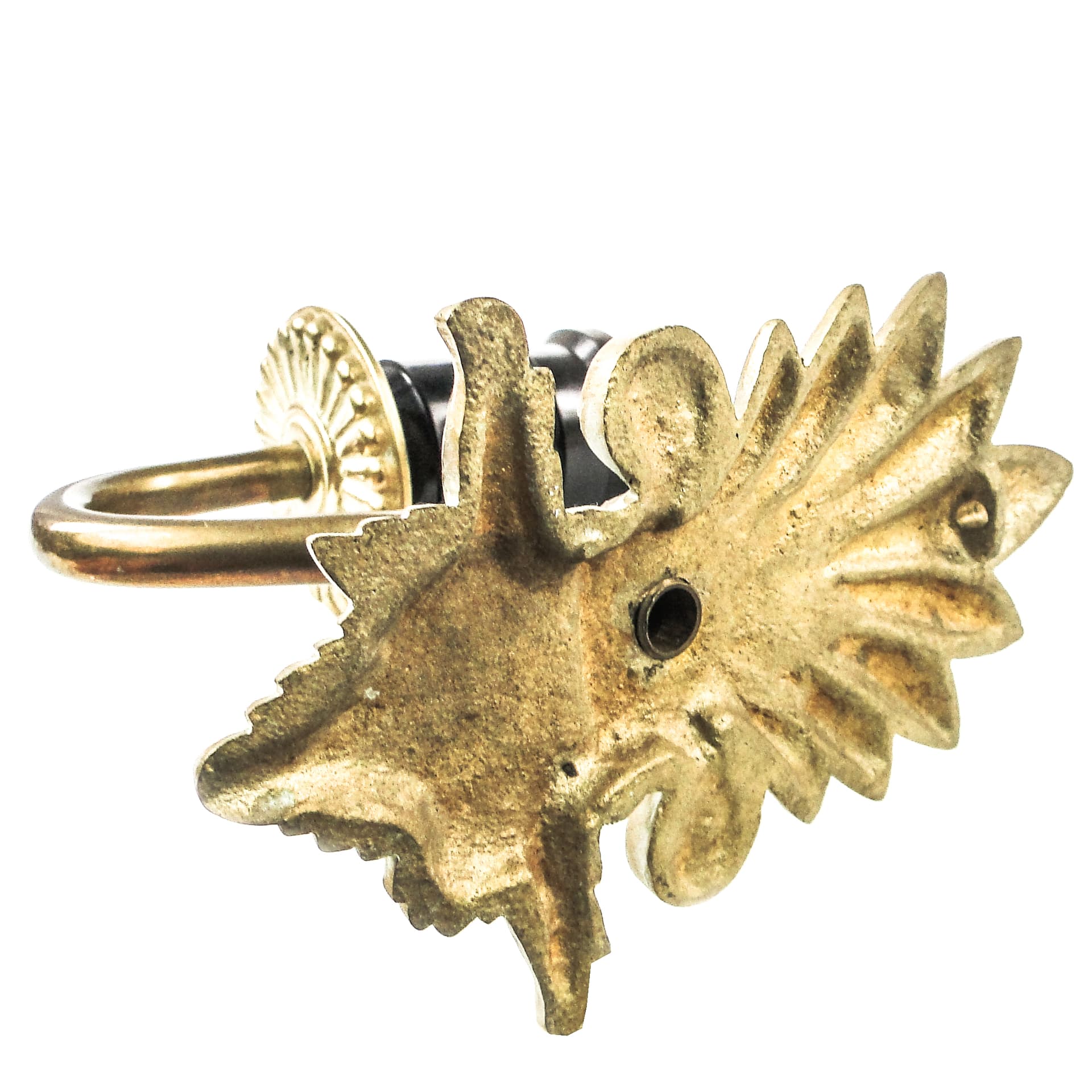 Rococo wall sconce, brass, Sweden, 1950s. - 109331