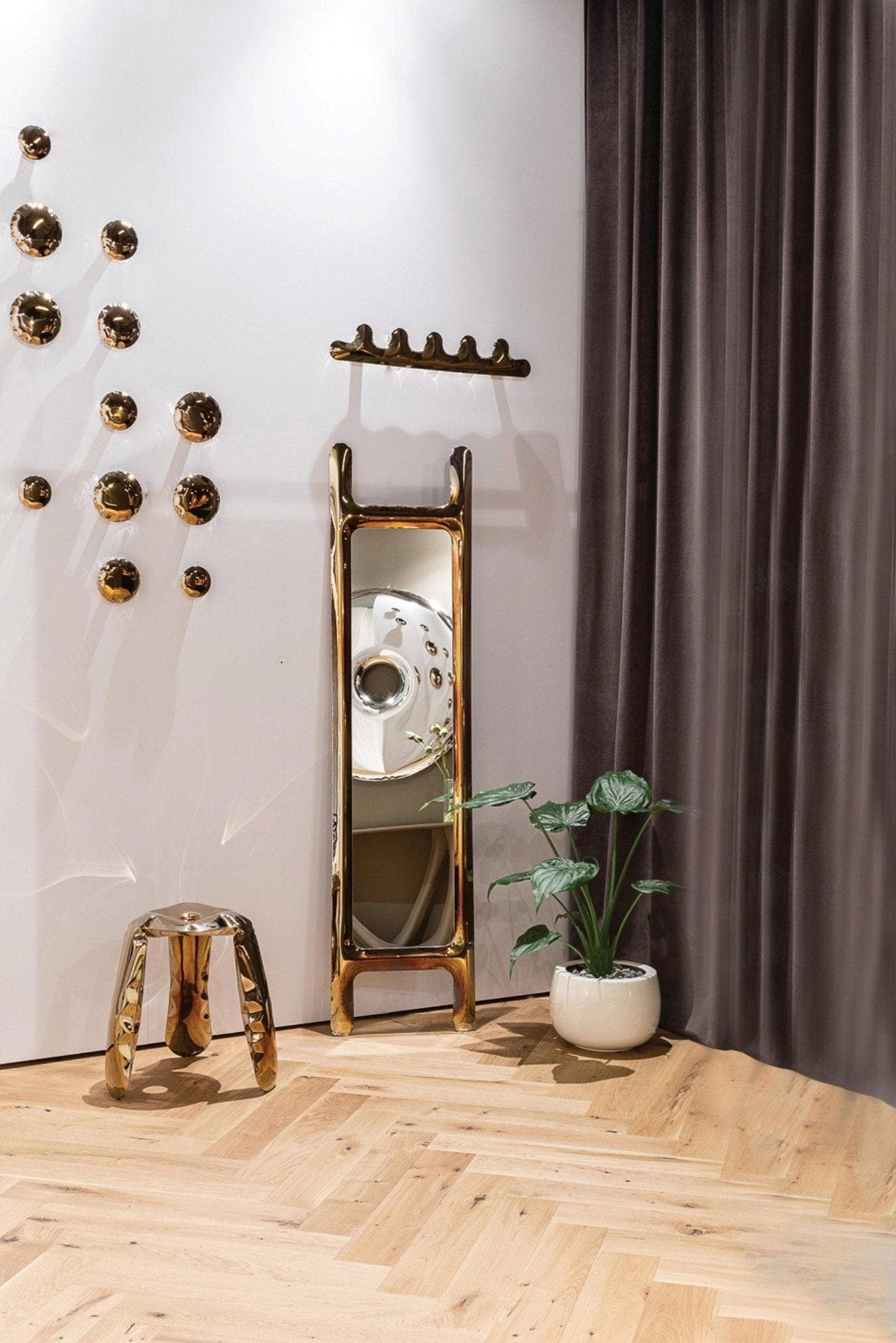 Lustro DRAB złote, Zieta Studio - 119935