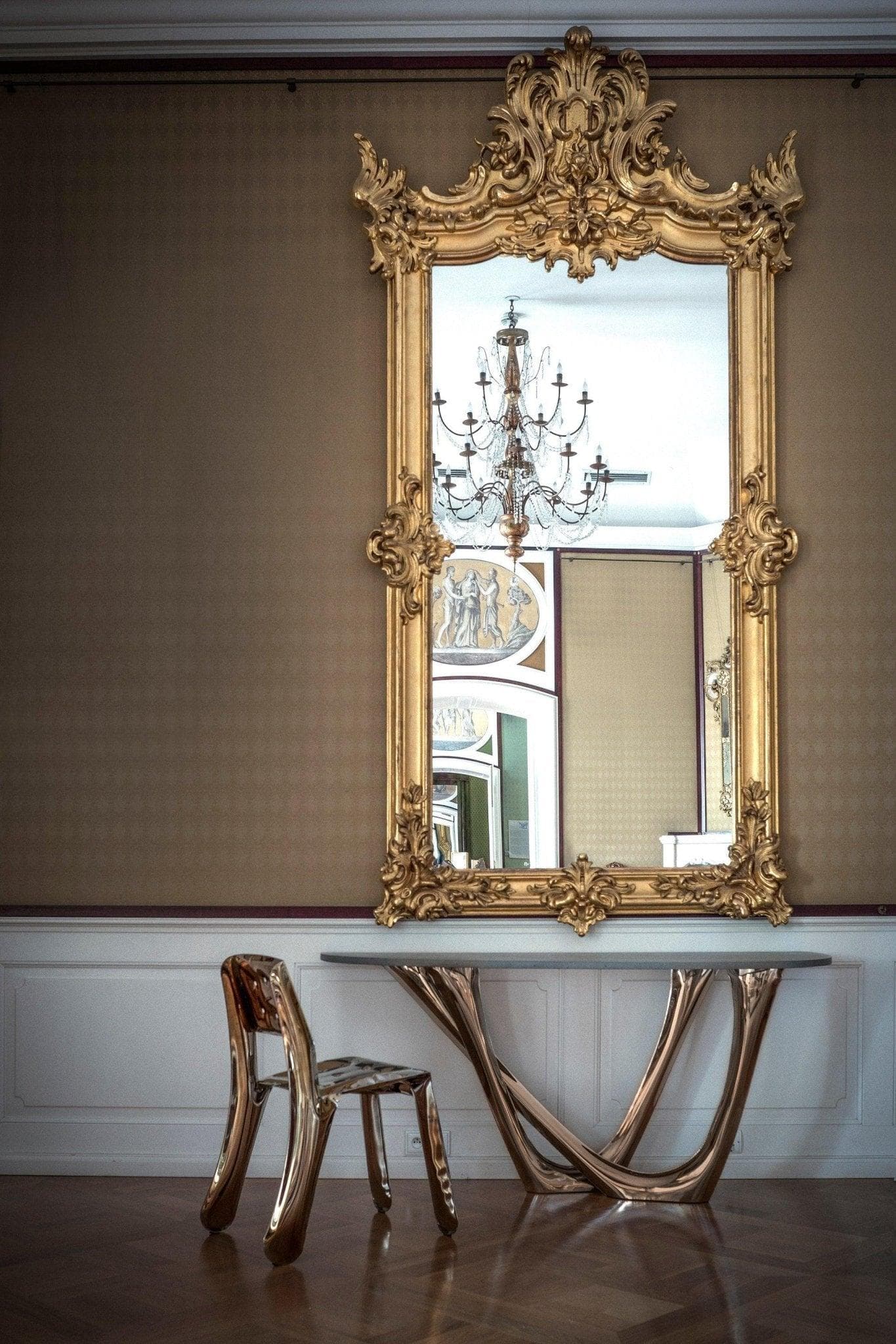 CHIPPENSTEEL 0.5 chair gold, Zieta Studio - 119906