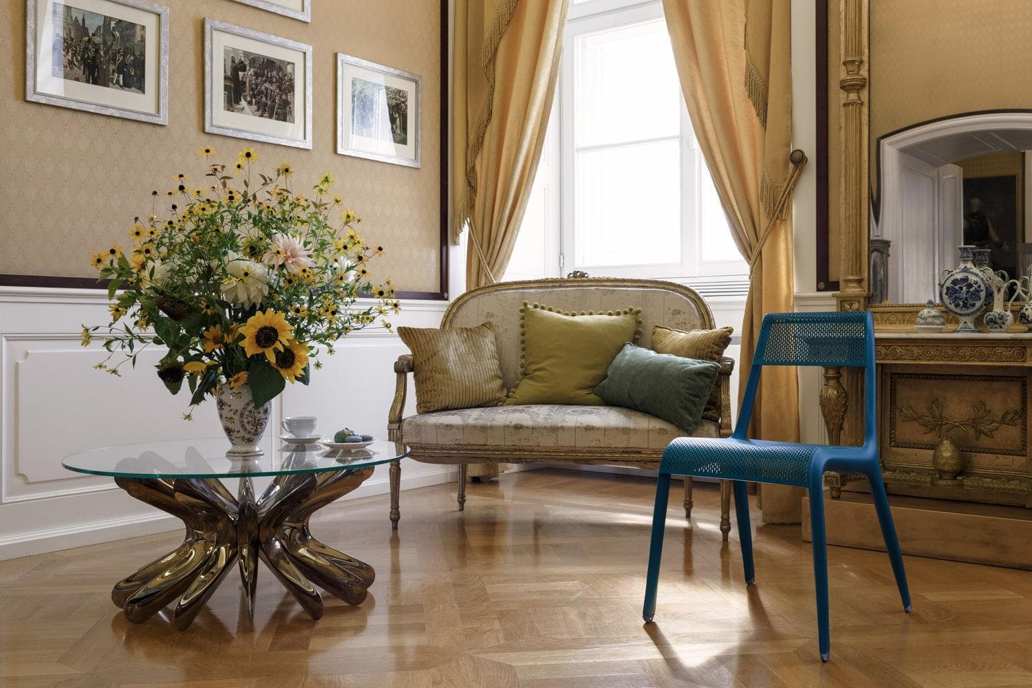 Krzesło ULTRALEGGERA niebieskie, Zieta Studio - 119869