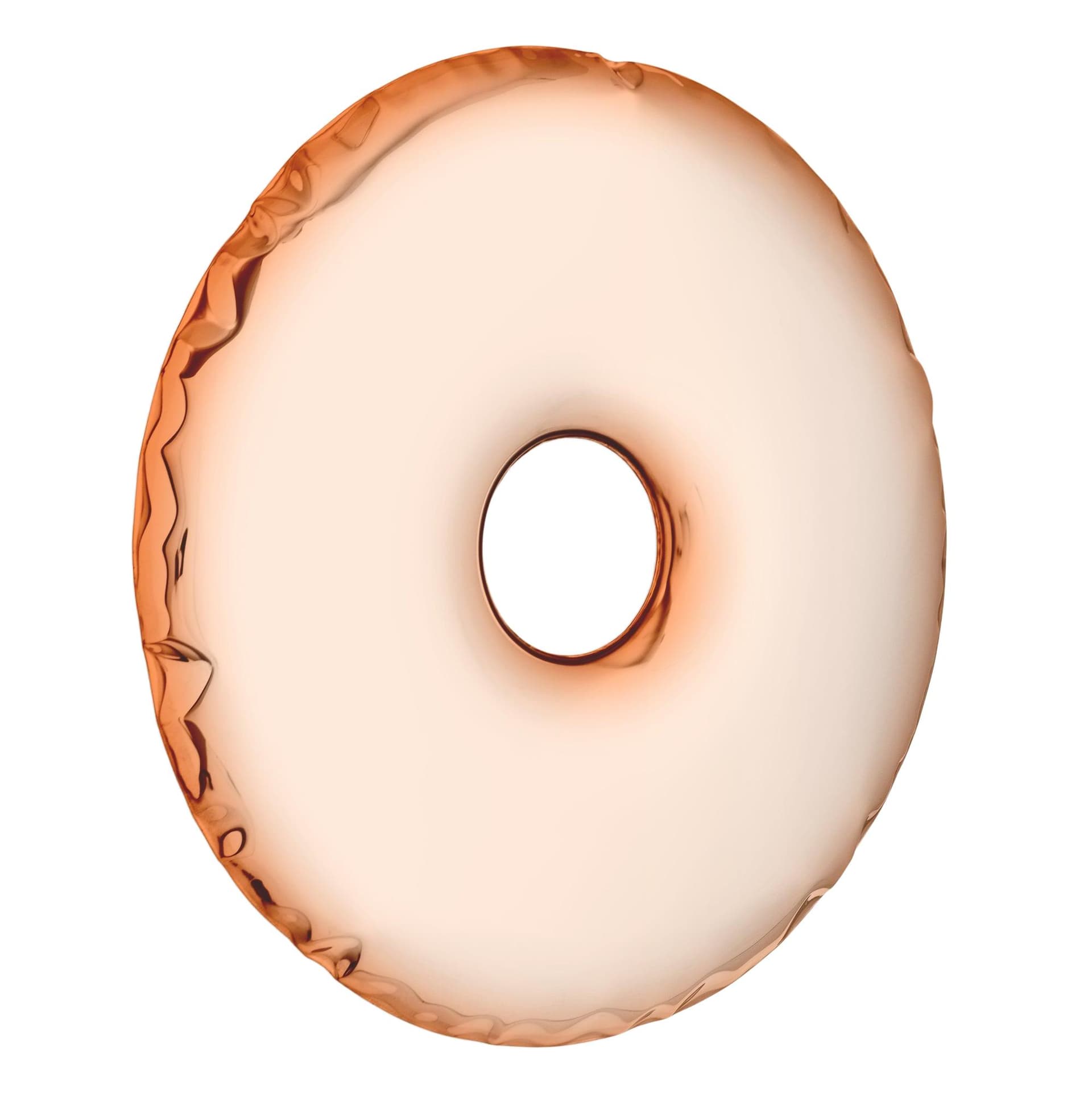 Lustro ścienne RONDO różowe złoto 120 cm, Zieta Studio - 111074