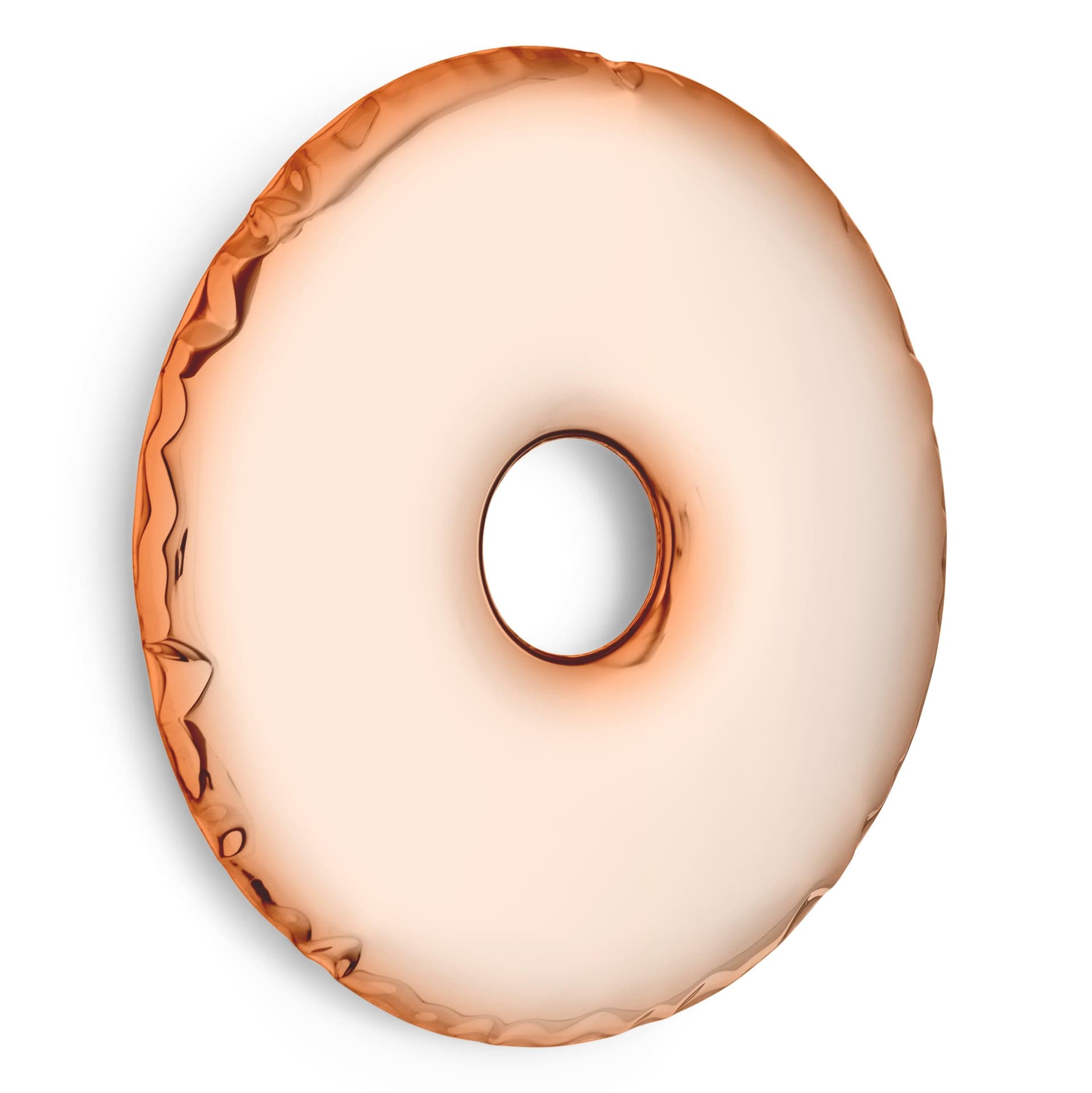 Lustro ścienne RONDO różowe złoto 120 cm, Zieta Studio