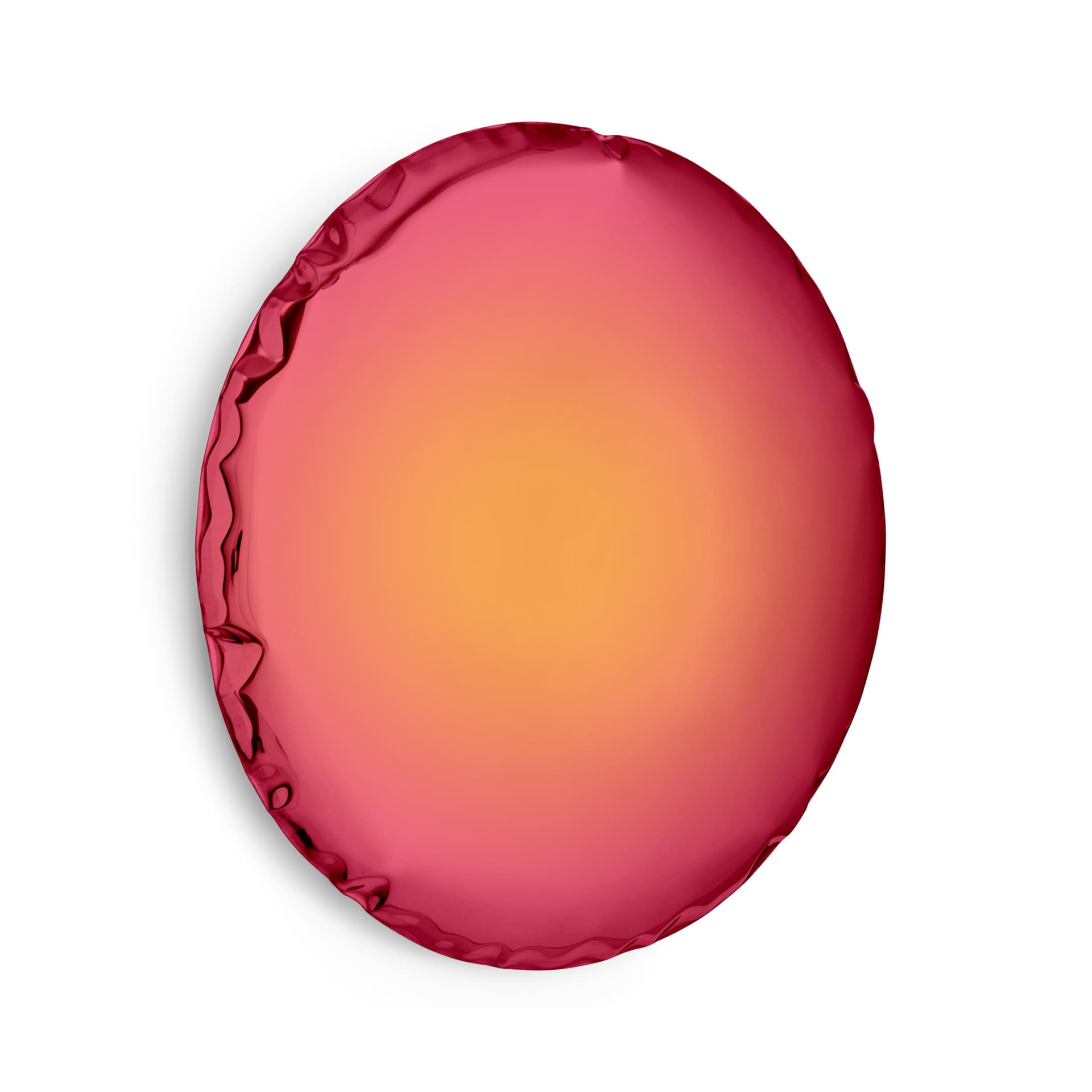 Lustro ścienne OKO Transitions różowo-pomarańczowe 75 cm, Zieta Studio