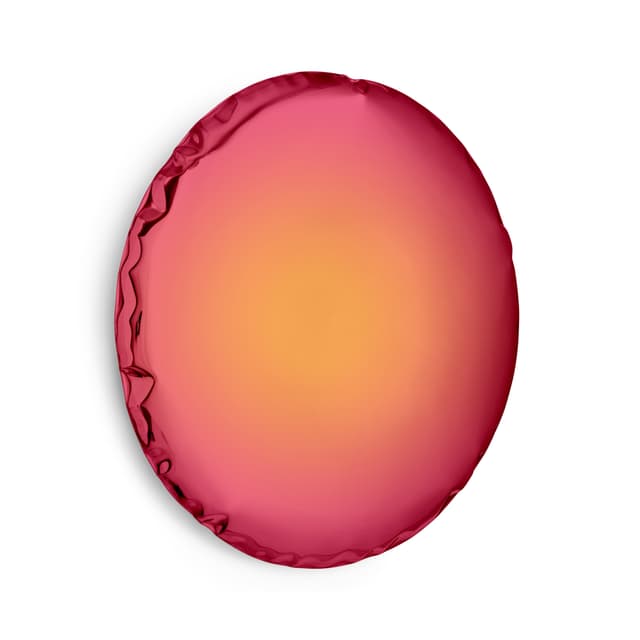 Lustro ścienne OKO Transitions różowo-pomarańczowe 75 cm, Zieta Studio - WYMIARY
