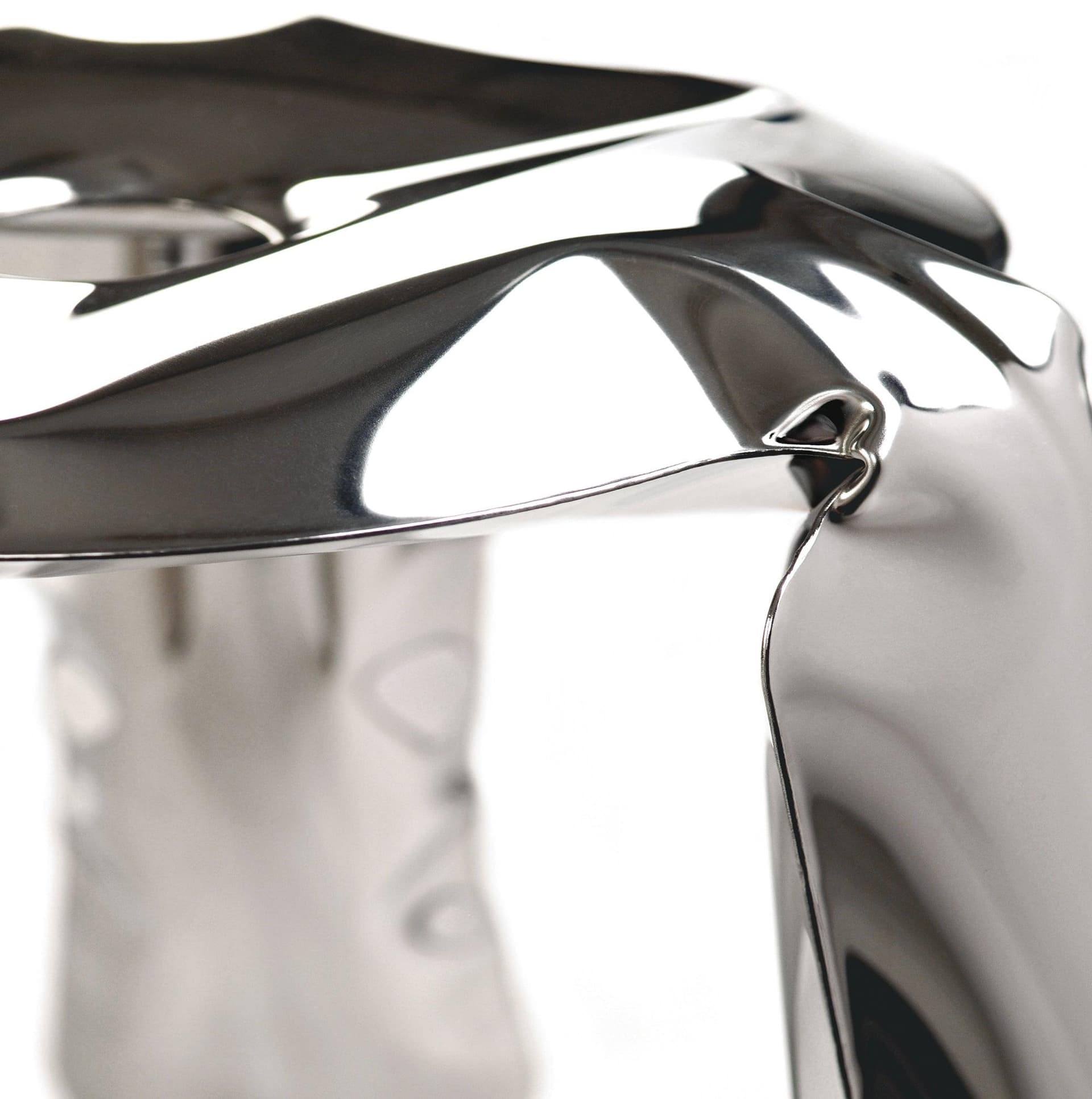 Stołek PLOPP inox, srebrny 50 cm, Zieta Studio - 119711