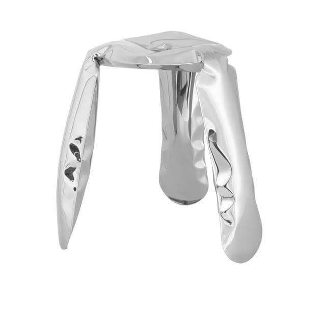 Stołek PLOPP inox, srebrny 50 cm, Zieta Studio - WYMIARY
