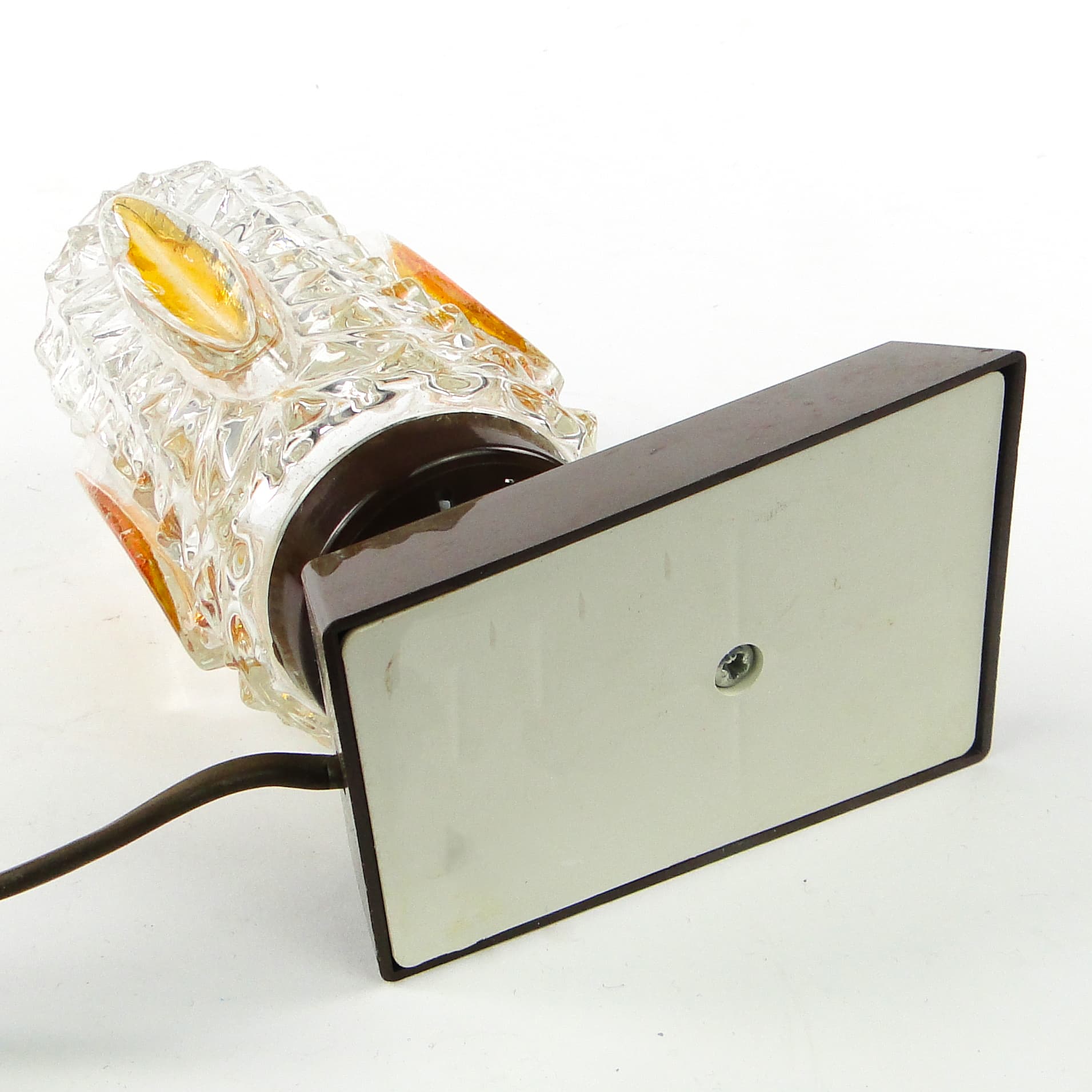 Lampka nocna Mid-century modern, szkło, Niemcy, lata 70. - 109508