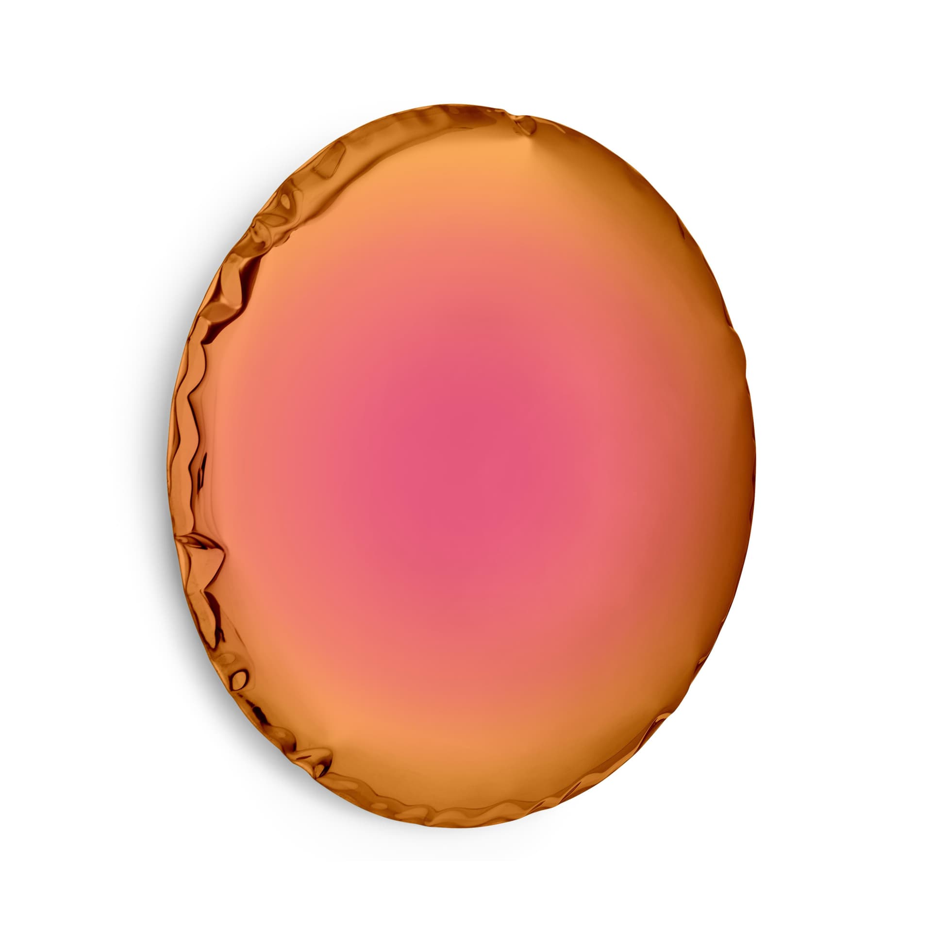 Lustro ścienne OKO Transitions pomarańczowo-różowe 75 cm, Zieta Studio