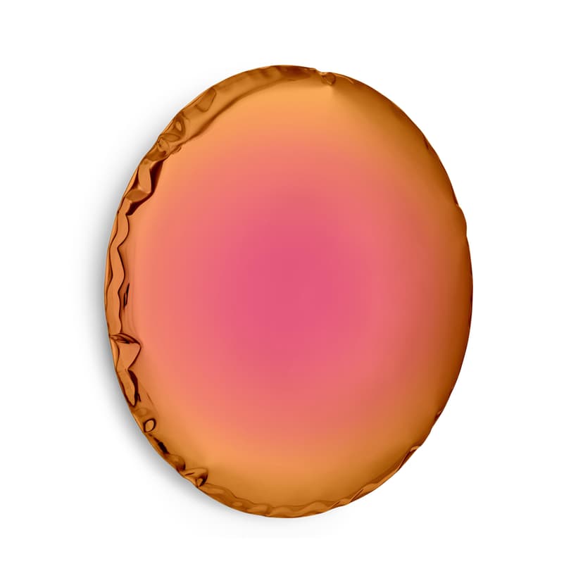 Lustro ścienne OKO Transitions pomarańczowo-różowe 75 cm, Zieta Studio