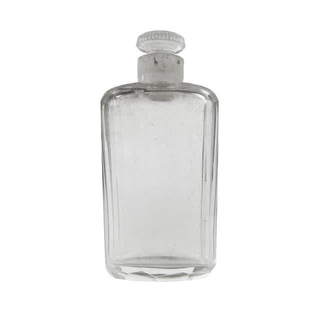 Flakon na perfumy Art Deco, kryształ, Francja, lata 30. - WYMIARY