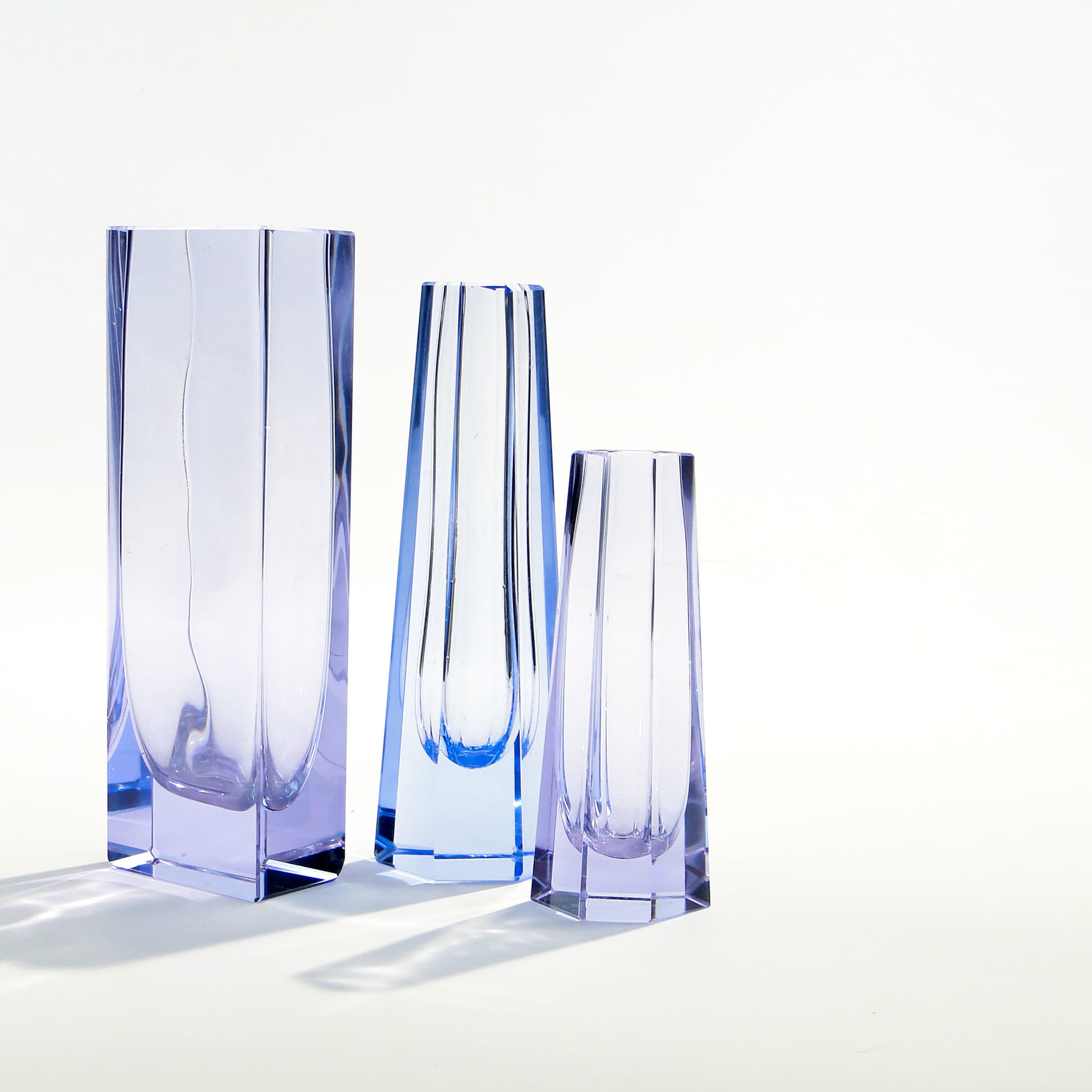 Wazon, fiolet, kryształ, Niemcy, lata 50. - 7820