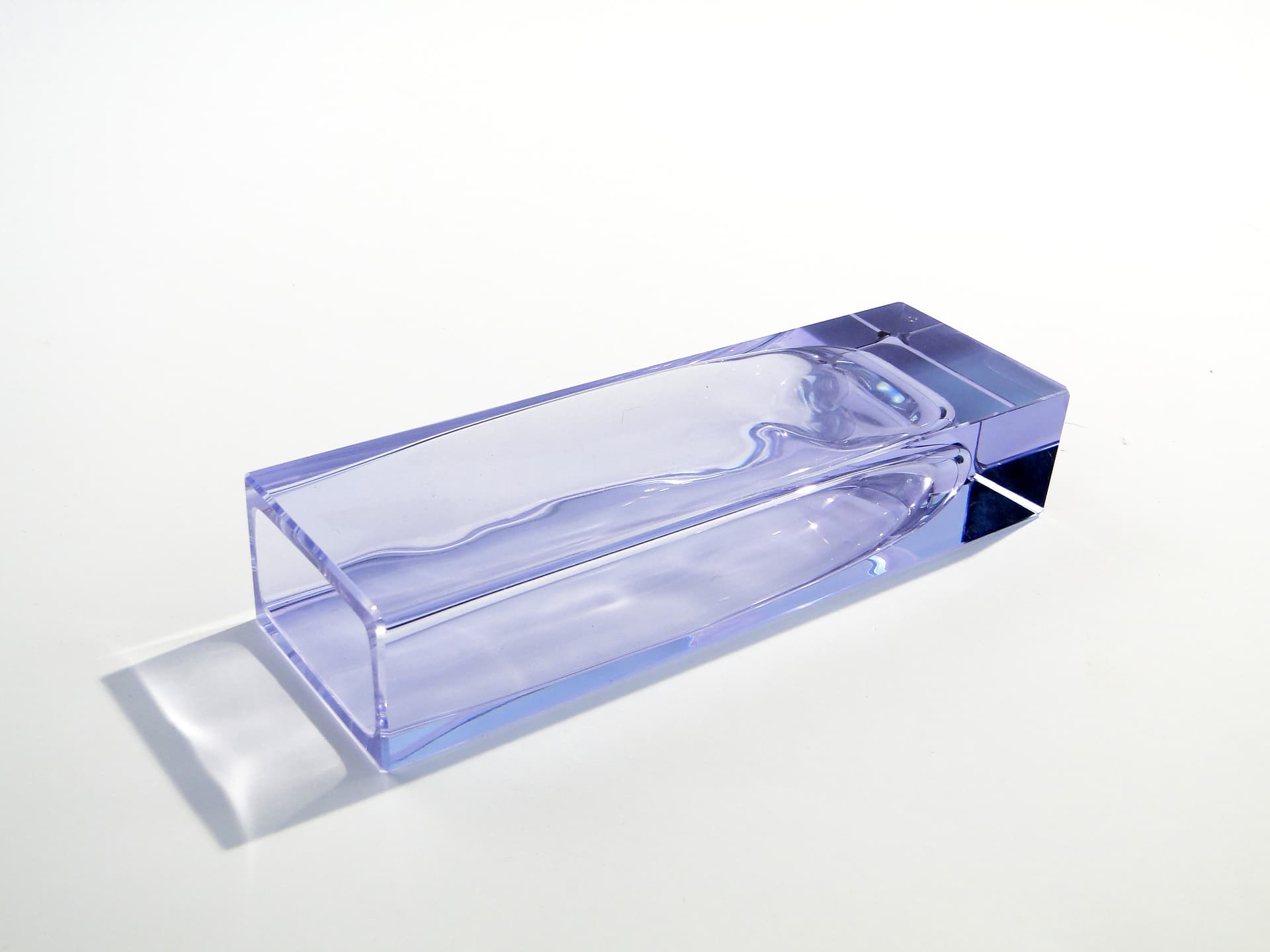 Wazon, fiolet, kryształ, Niemcy, lata 50. - 7822