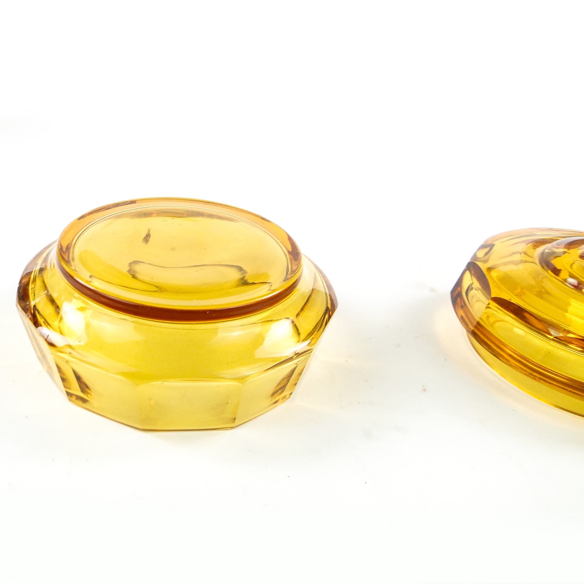 Art Deco bonbonniere, crystal, Moser, Czechoslovakia, 1930s. - 109885