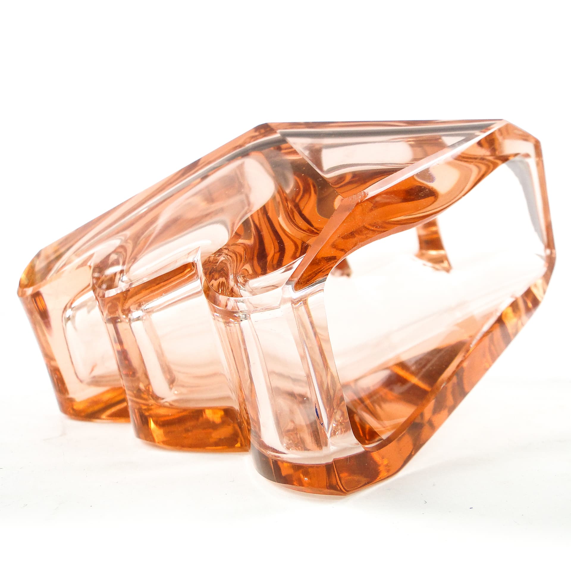 Wazon Art Deco, kryształ, Moser, Czechosłowacja, lata 30. - 109900