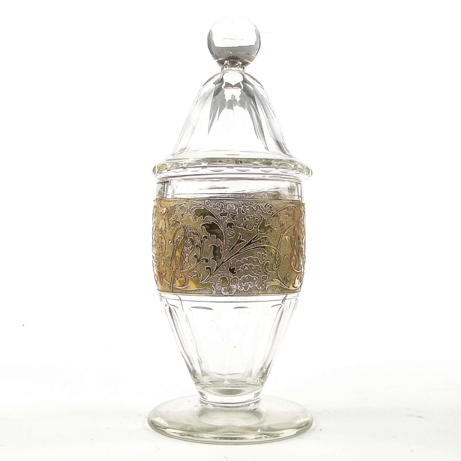 Bomboniera Art Deco, kryształ, Czechosłowacja, lata 30. - 110019