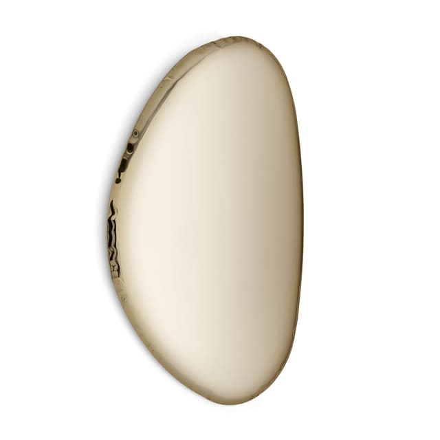 Lustro ścienne TAFLA O jasnozłote O2, Zieta Studio - WYMIARY