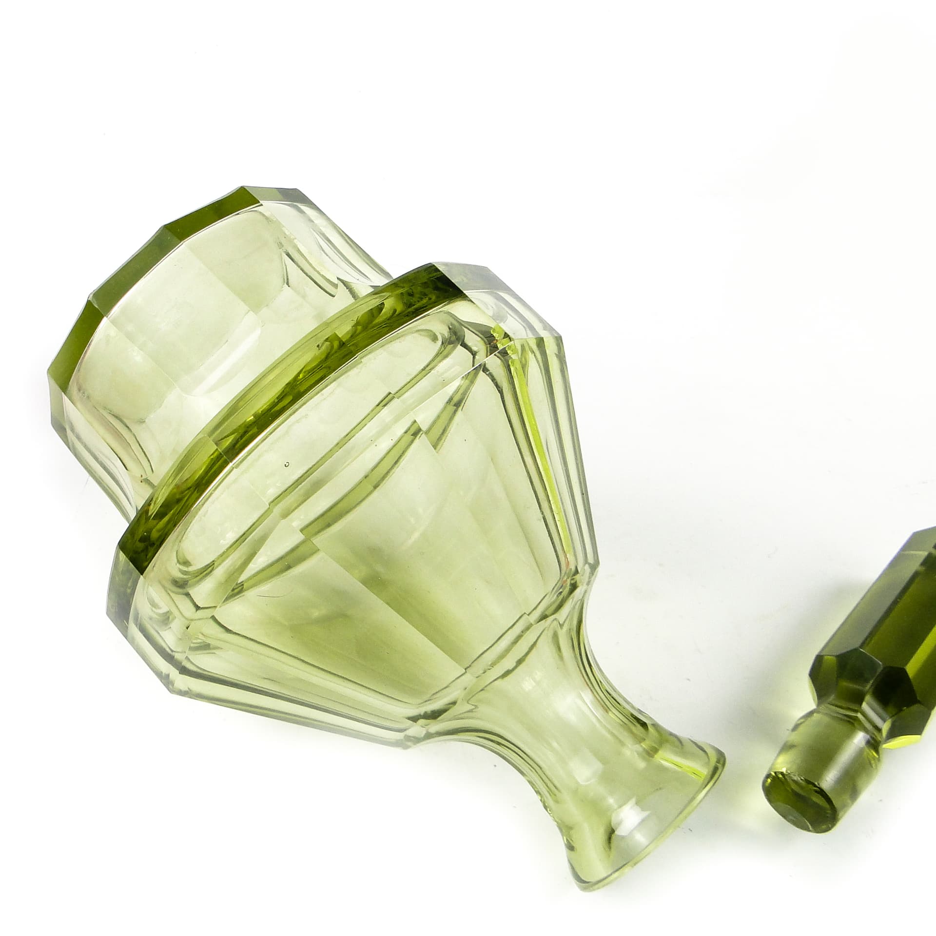 Karafka, Art Deco, kryształ, Moser, Czechosłowacja, lata 50. - 110060