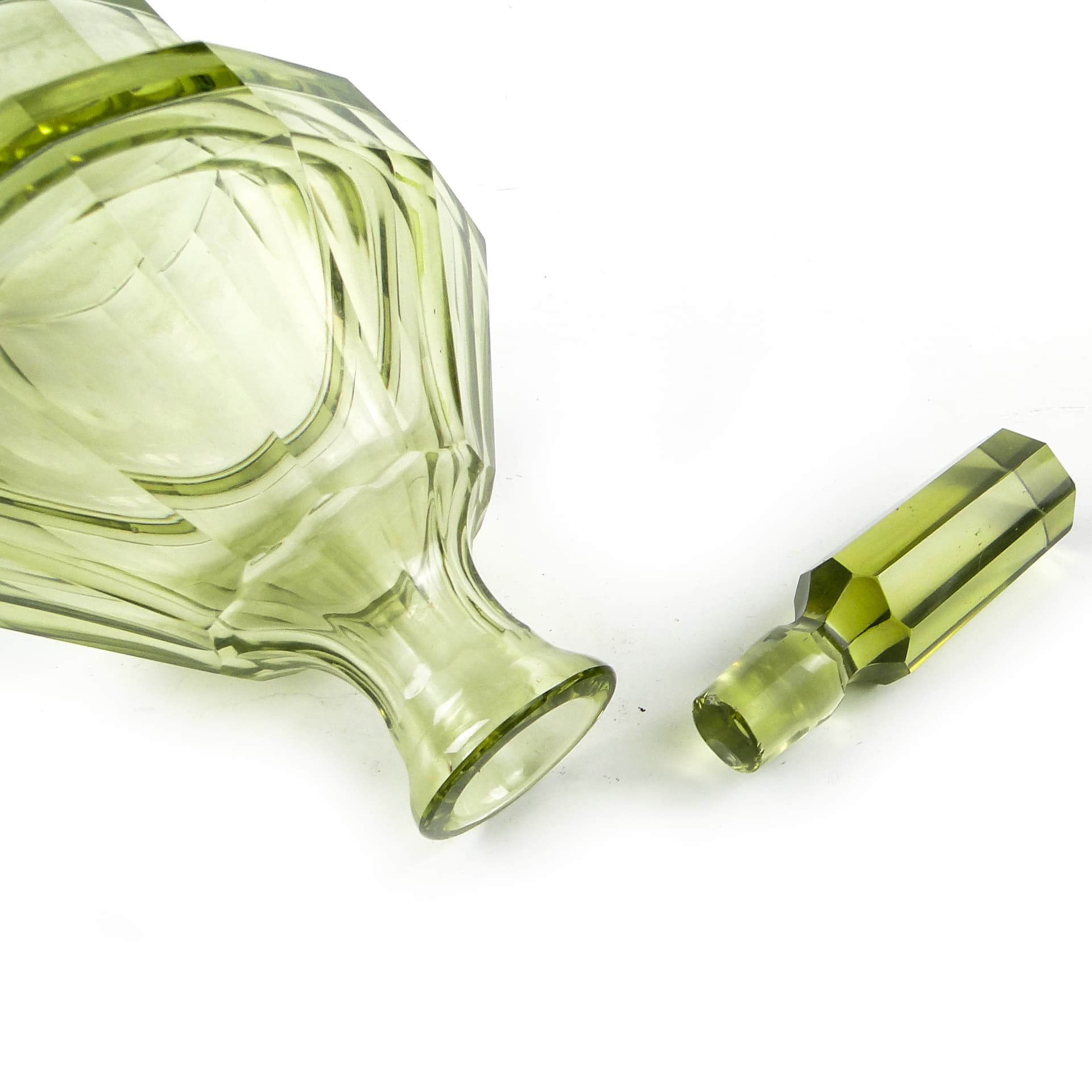 Karafka, Art Deco, kryształ, Moser, Czechosłowacja, lata 50. - 110061