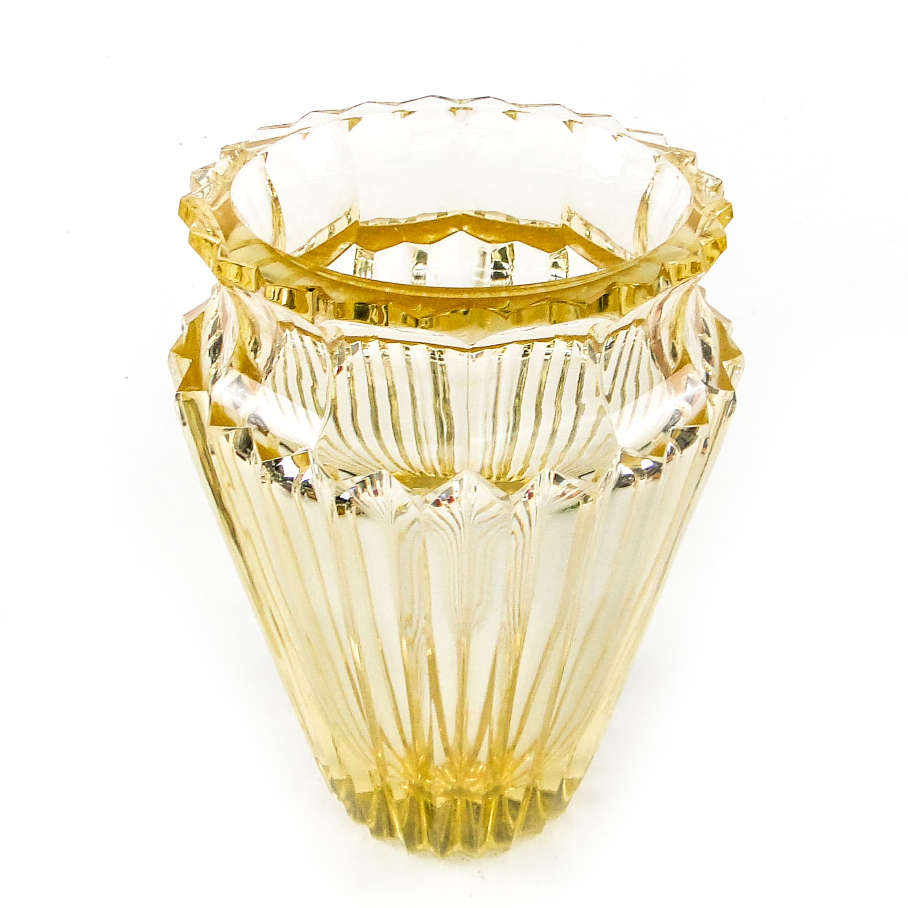 Wazon, Art Deco, kryształ, Moser, Czechosłowacja, lata 30. - 110095