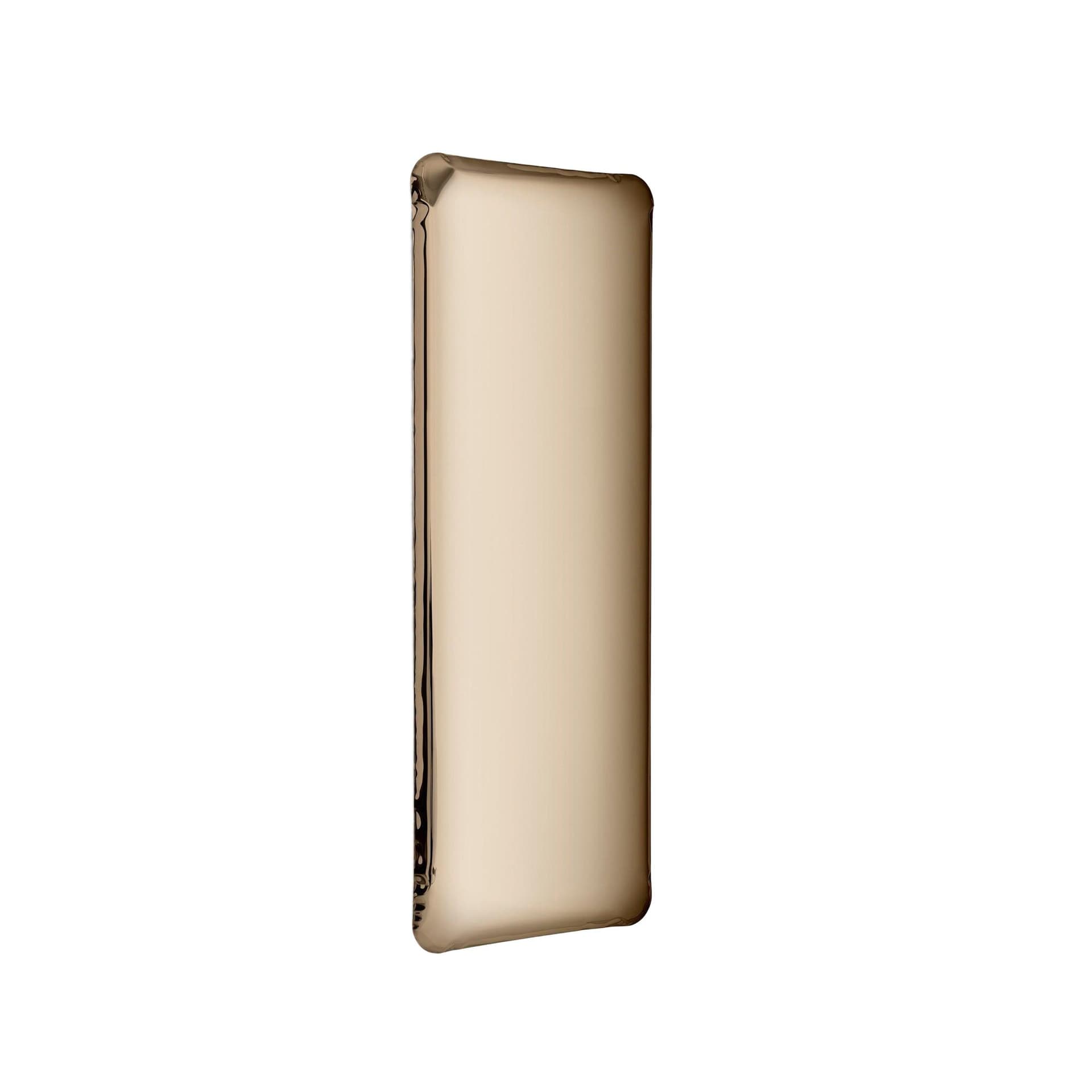 TAFLA Q wall mirror golden 180 cm, Zieta Studio