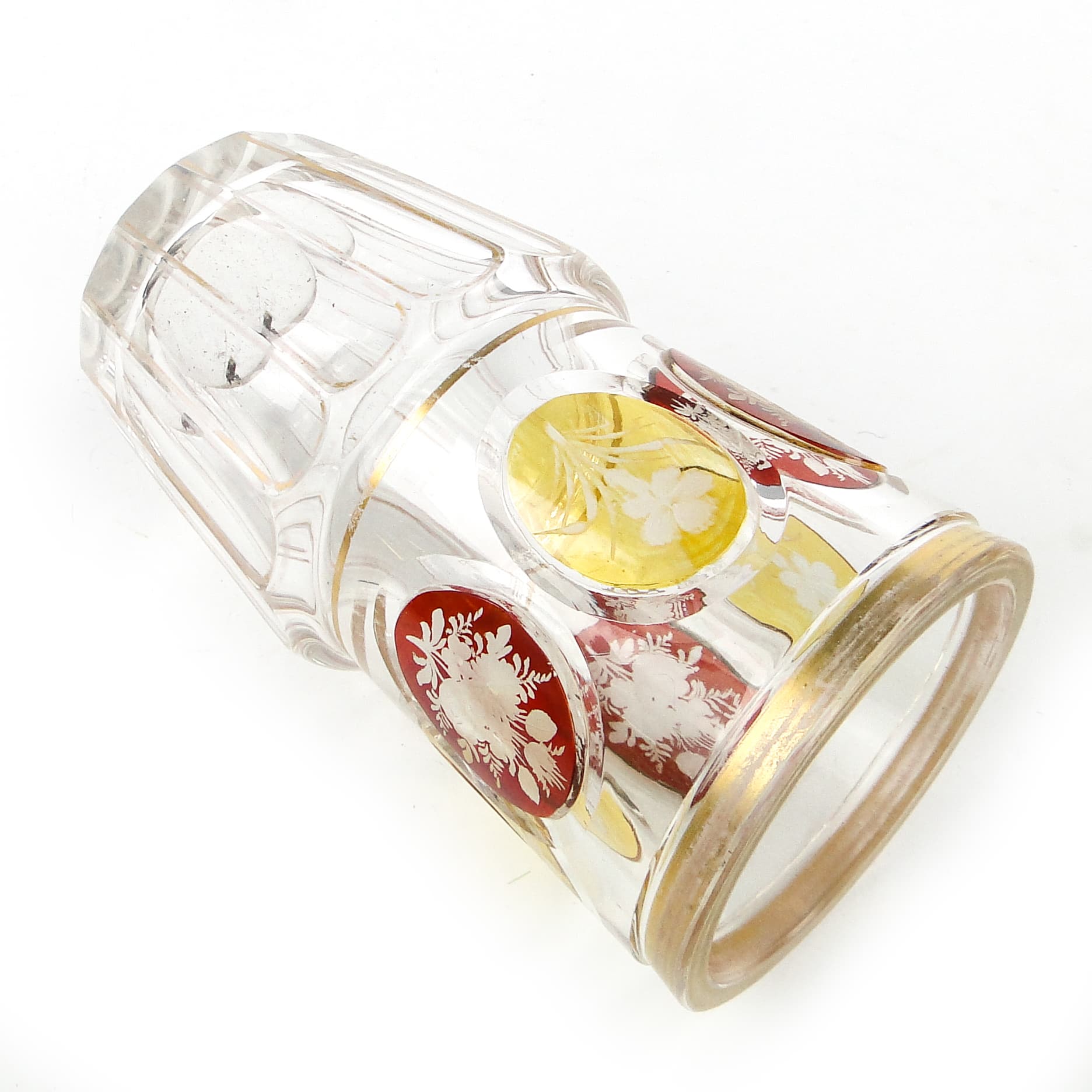 Beaker, Biedermeier, crystal, Bohemia, Czech Republic, 19th c. - 110115