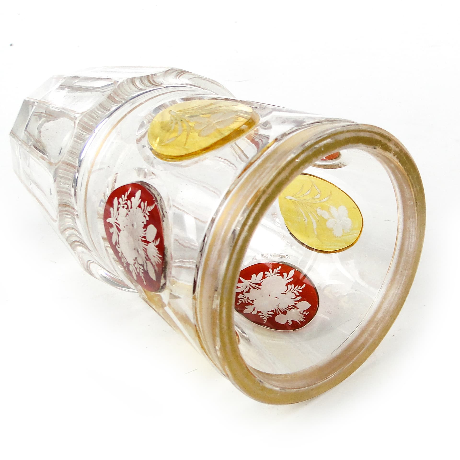 Beaker, Biedermeier, crystal, Bohemia, Czech Republic, 19th c. - 110114