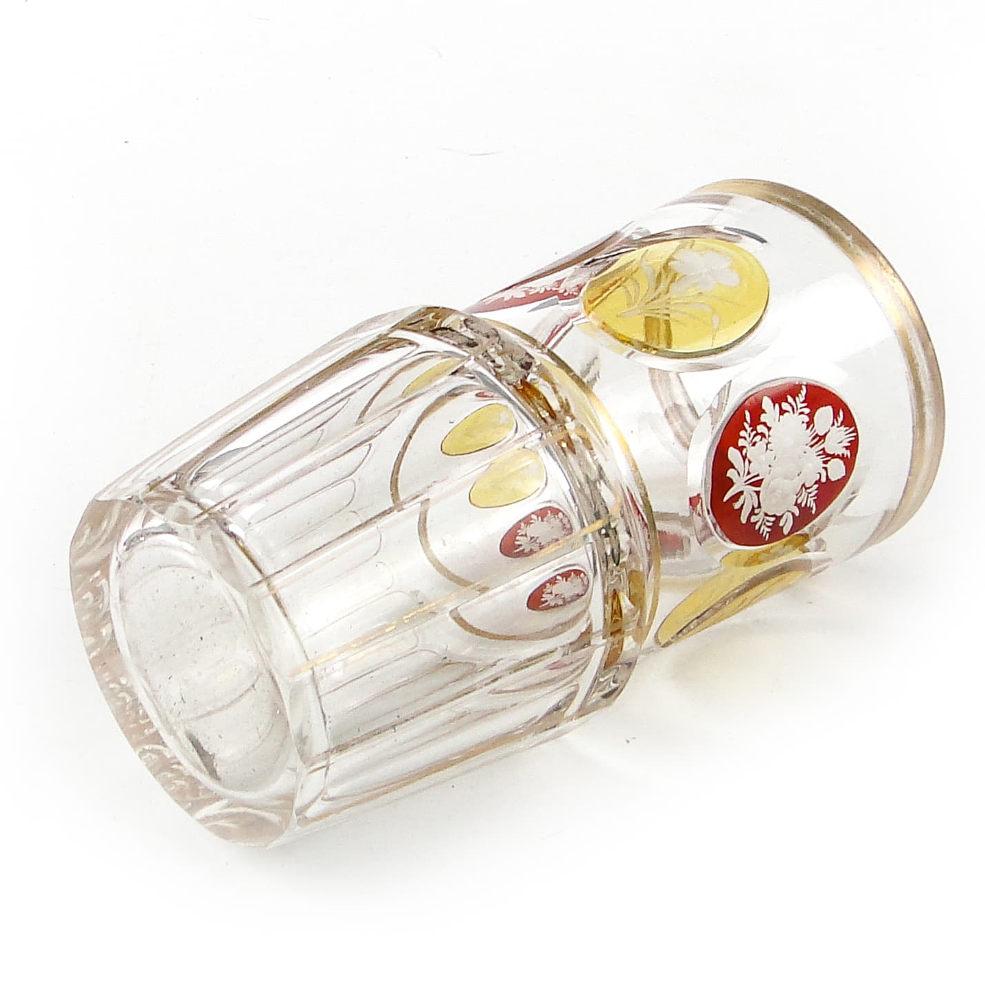 Beaker, Biedermeier, crystal, Bohemia, Czech Republic, 19th c. - 110111